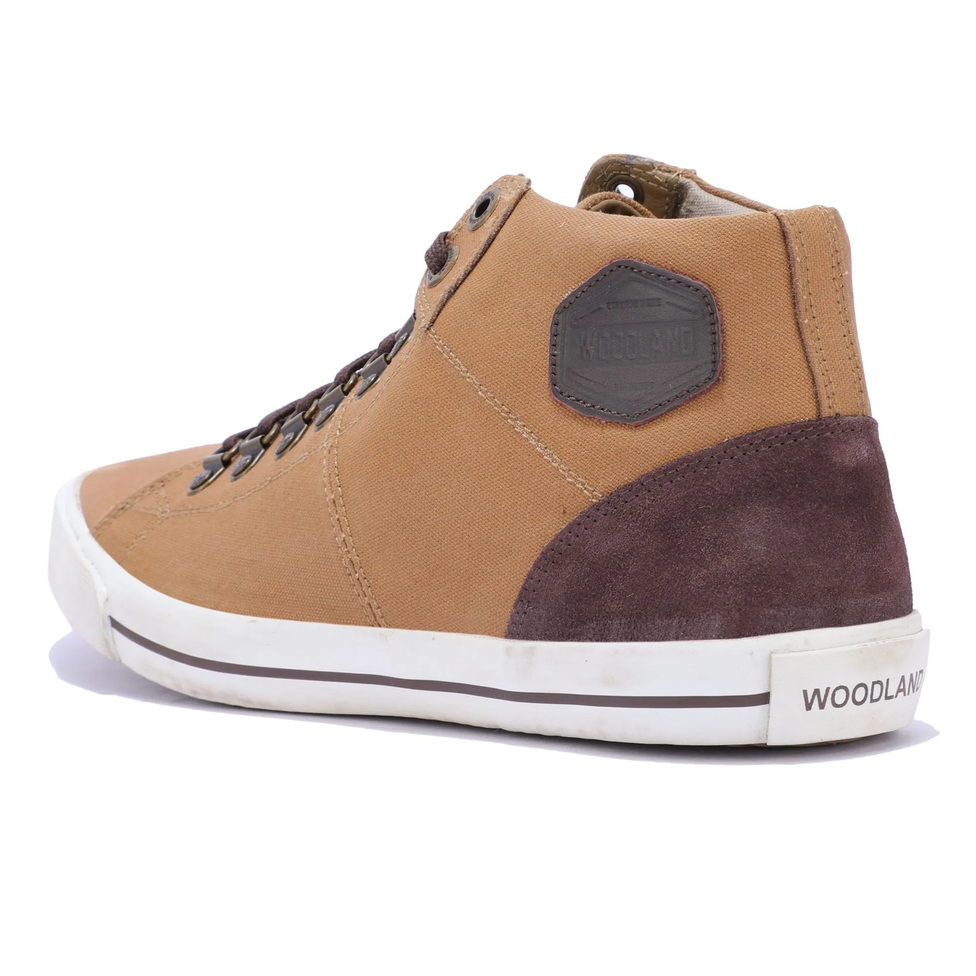 Woodland CAMEL canvas sneakers - Thumbnail 5
