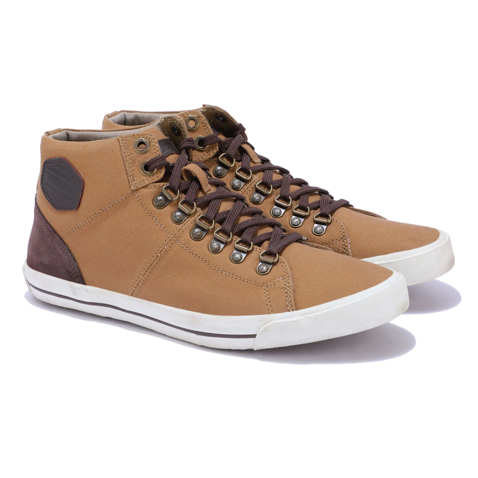 Woodland CAMEL canvas sneakers - Thumbnail 6