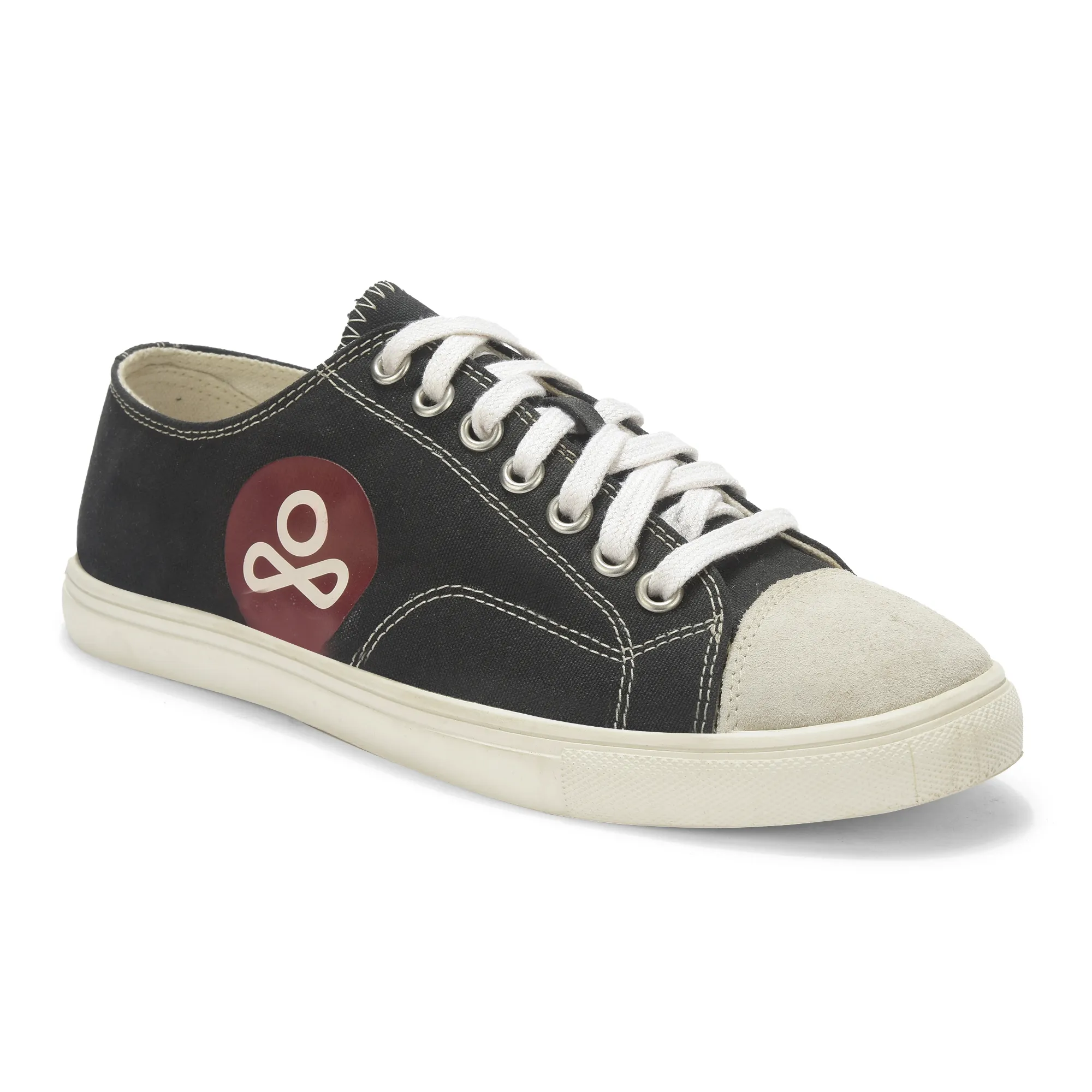 Black Canvas Sneaker for men - Thumbnail 3