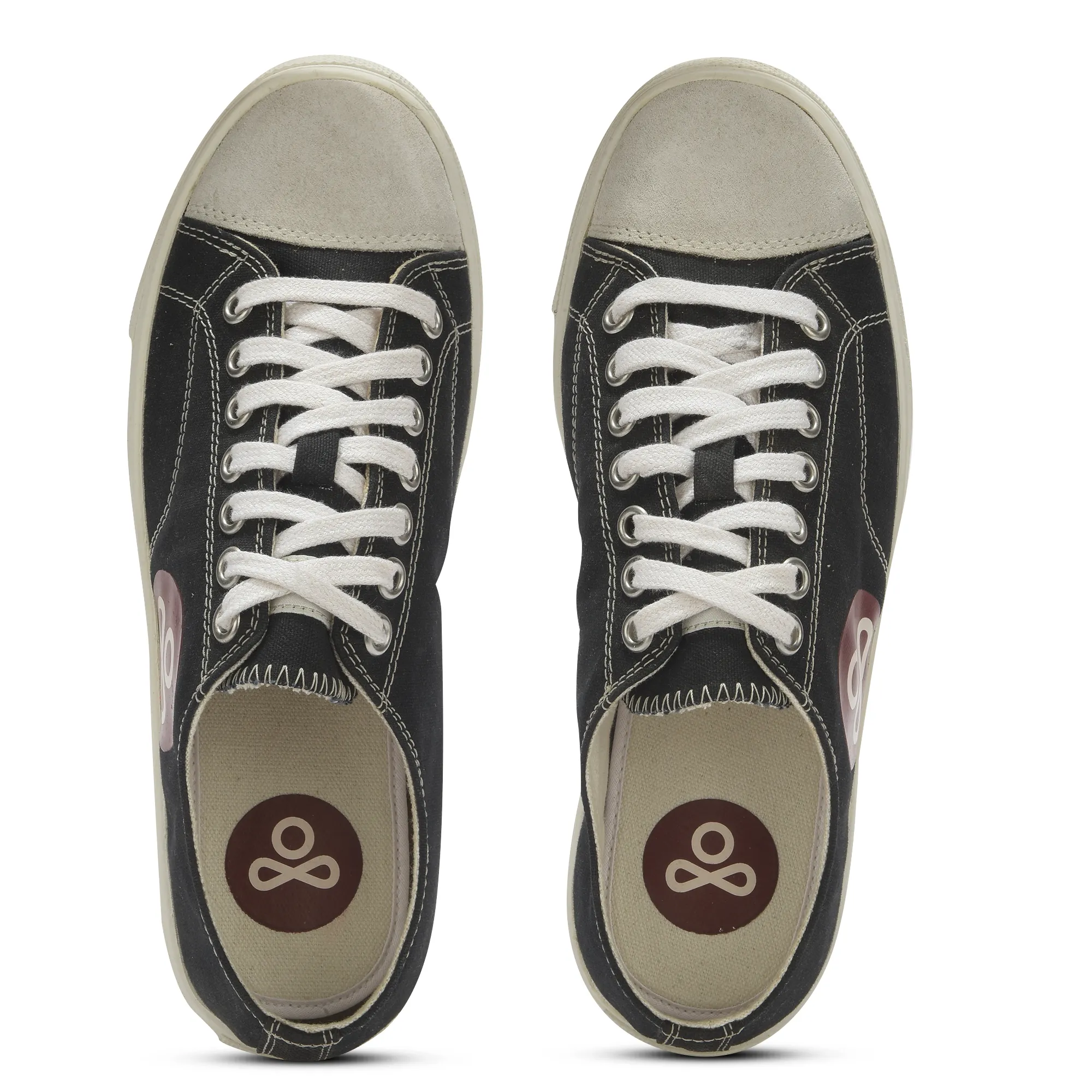 Black Canvas Sneaker for men - Thumbnail 5