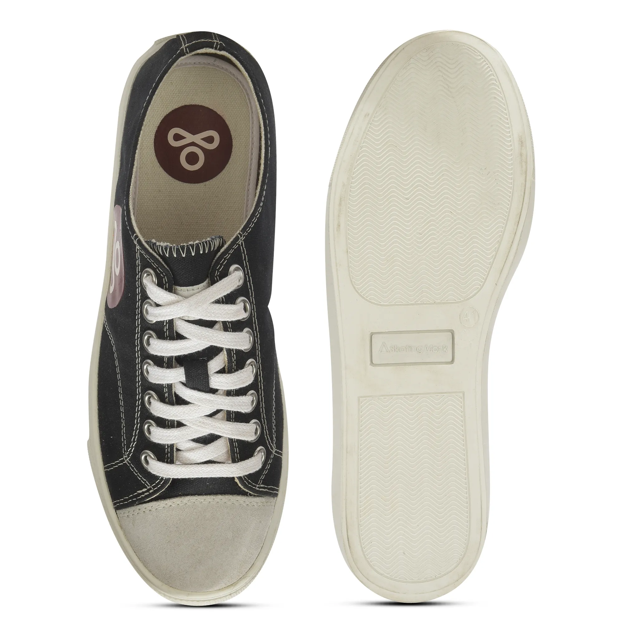 Black Canvas Sneaker for men - Thumbnail 9