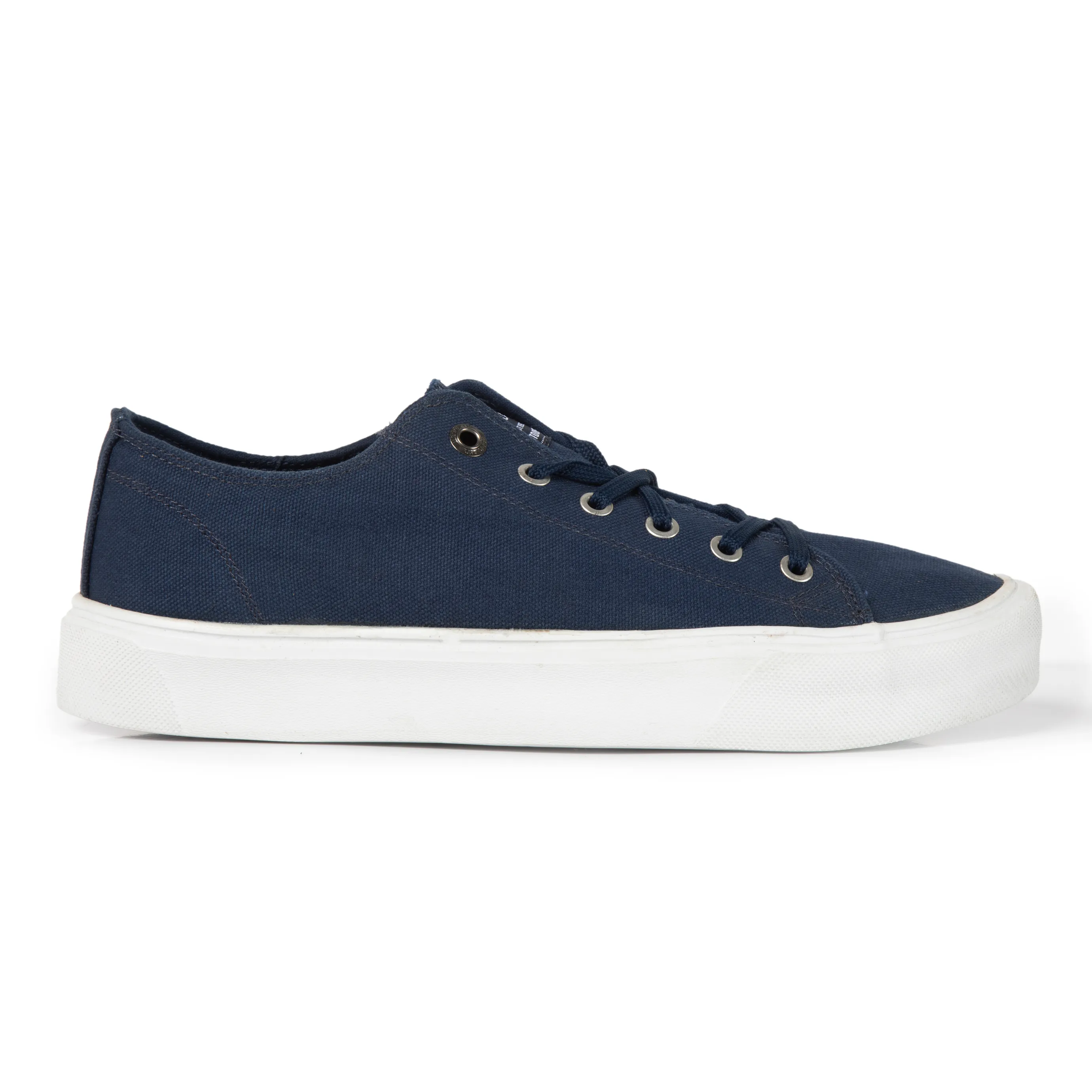 Woodland Navy Canvas Everyday Lace Casuals - Thumbnail 2