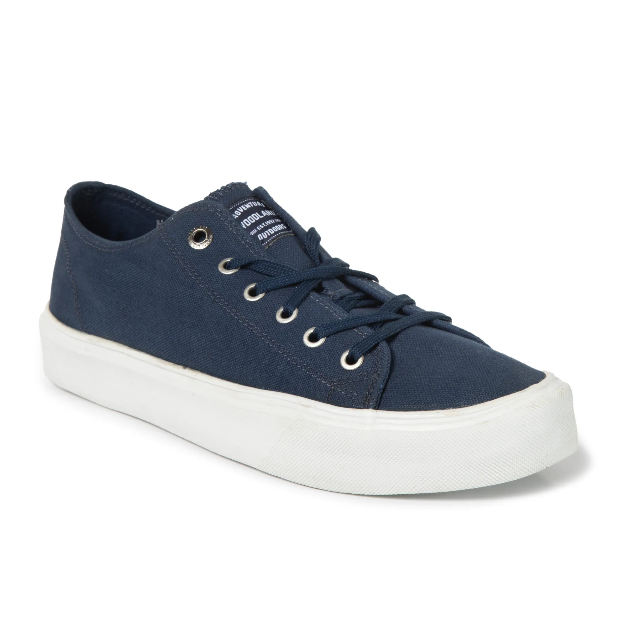 Woodland Navy Canvas Everyday Lace Casuals - Thumbnail 3