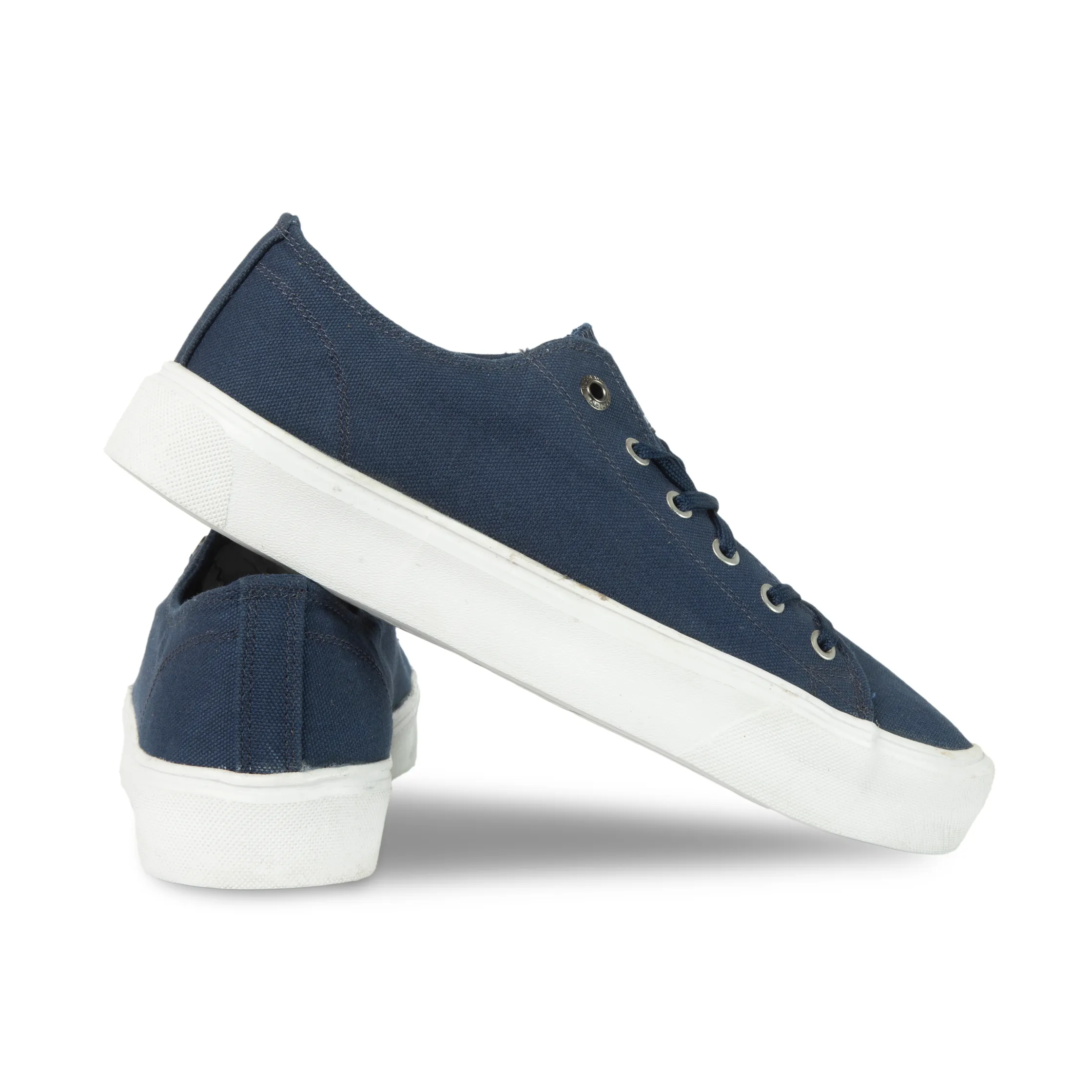 Woodland Navy Canvas Everyday Lace Casuals - Thumbnail 10