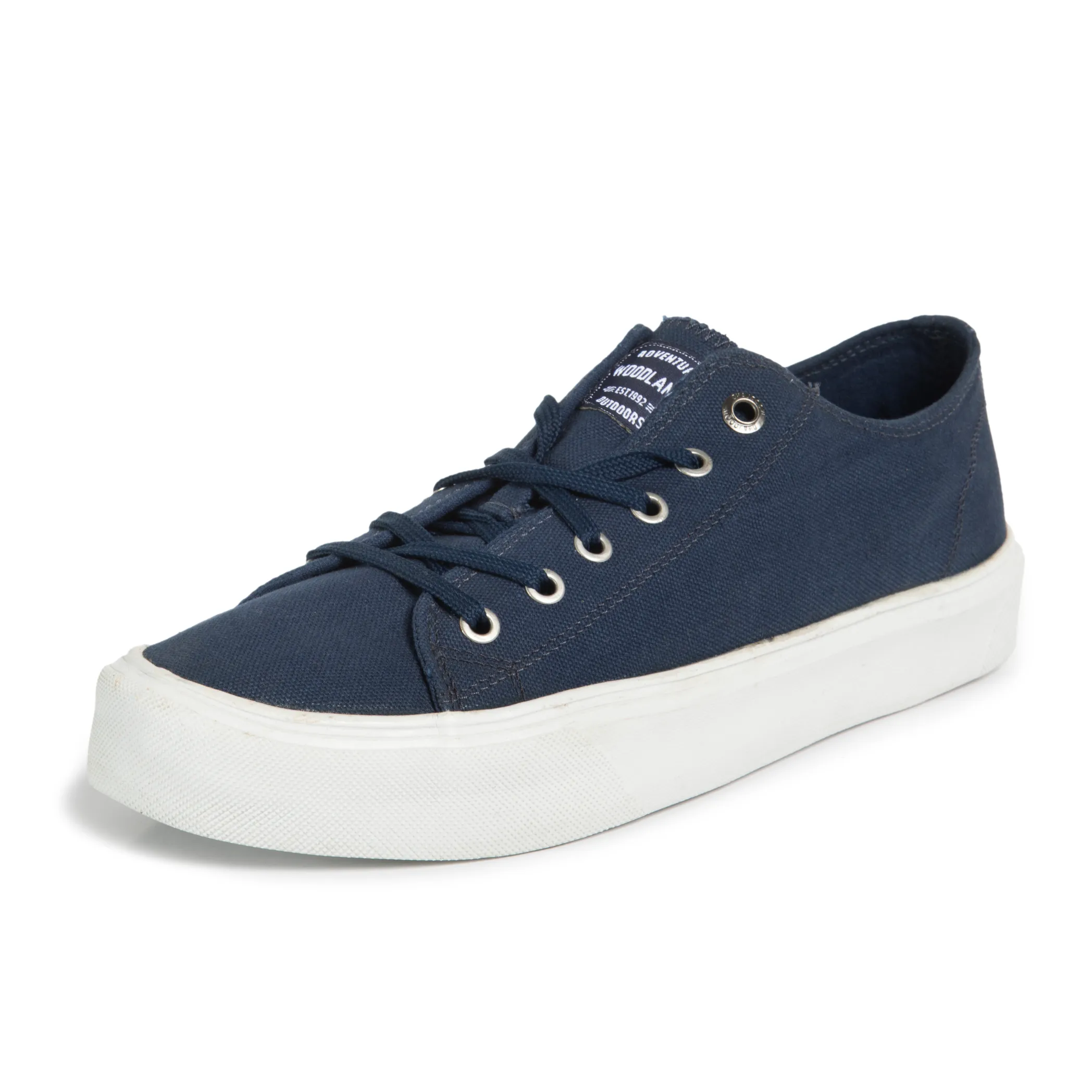 Woodland Navy Canvas Everyday Lace Casuals - Thumbnail 11
