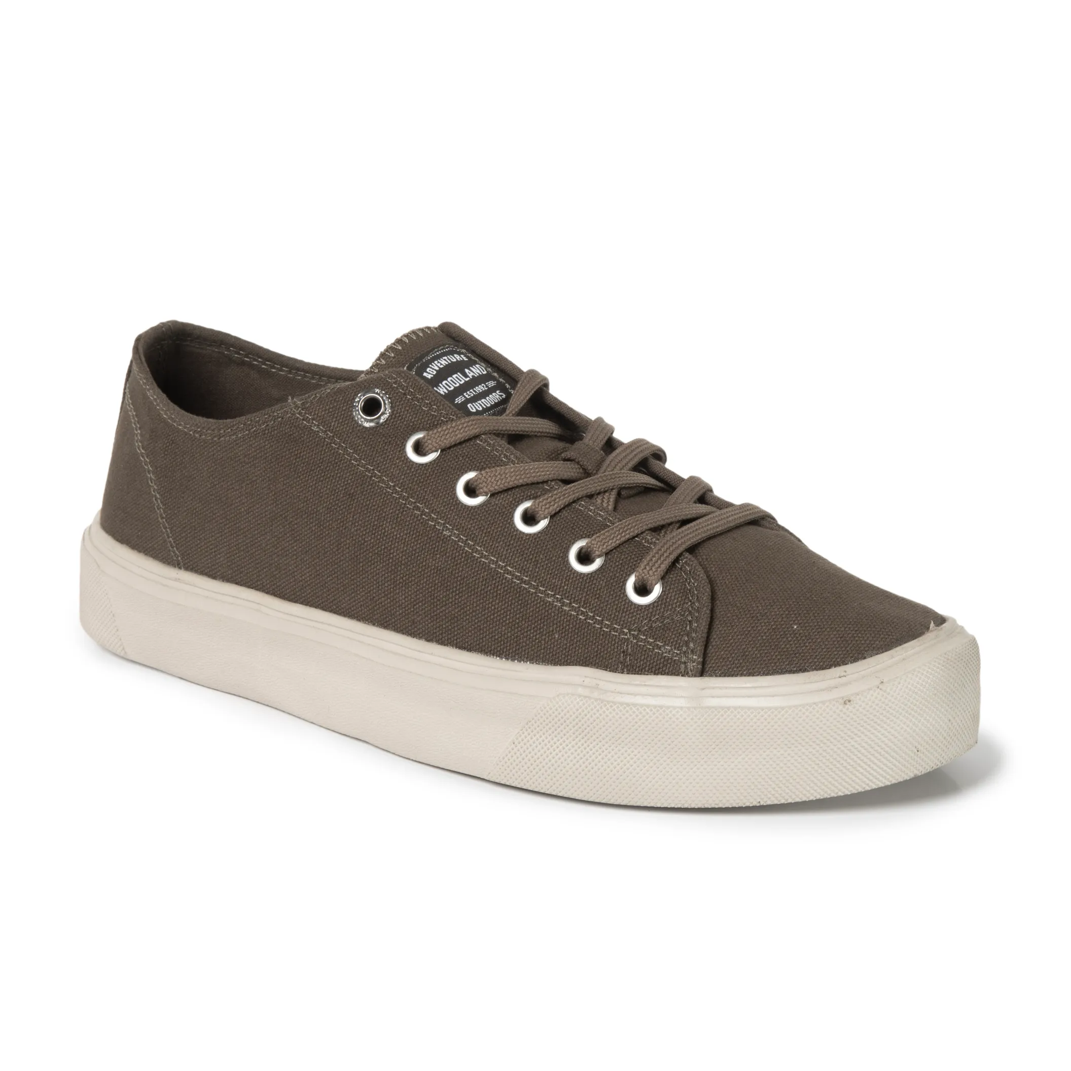 Woodland Olive Canvas Everyday Lace Casuals - Thumbnail 3