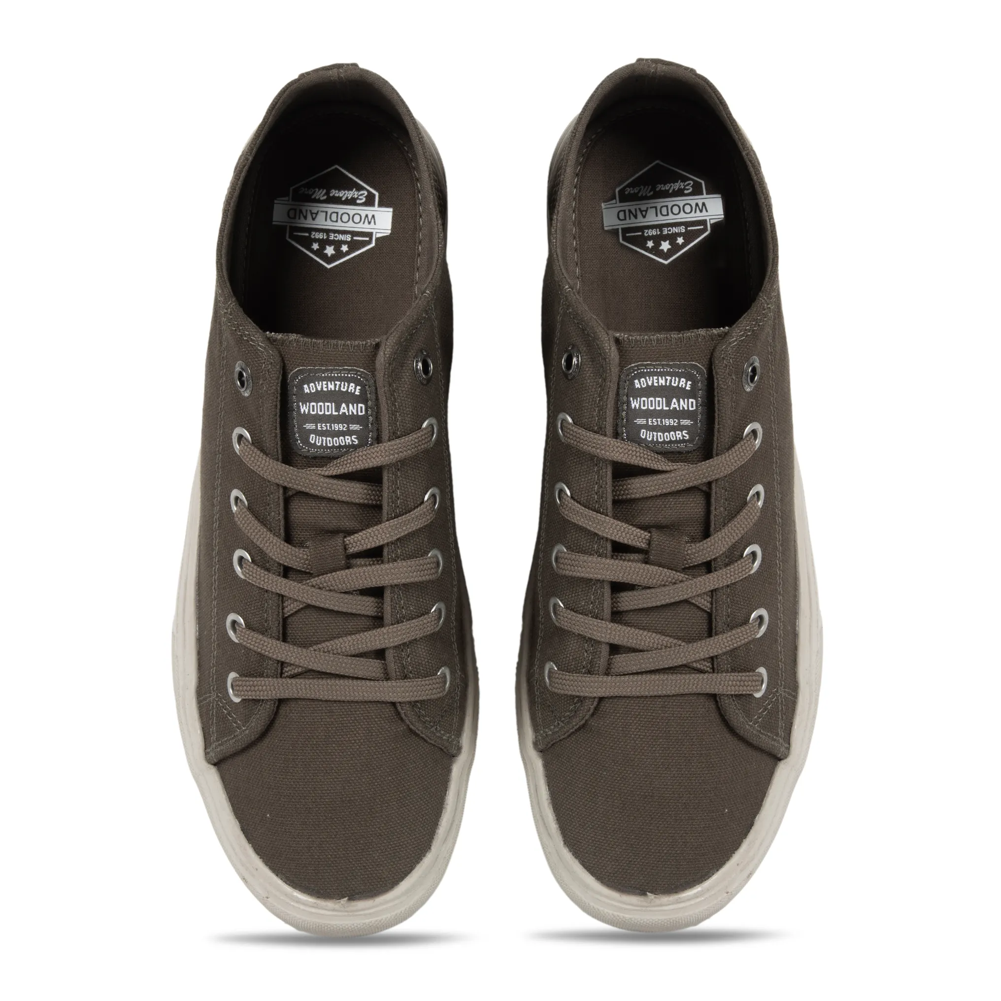 Woodland Olive Canvas Everyday Lace Casuals - Thumbnail 5