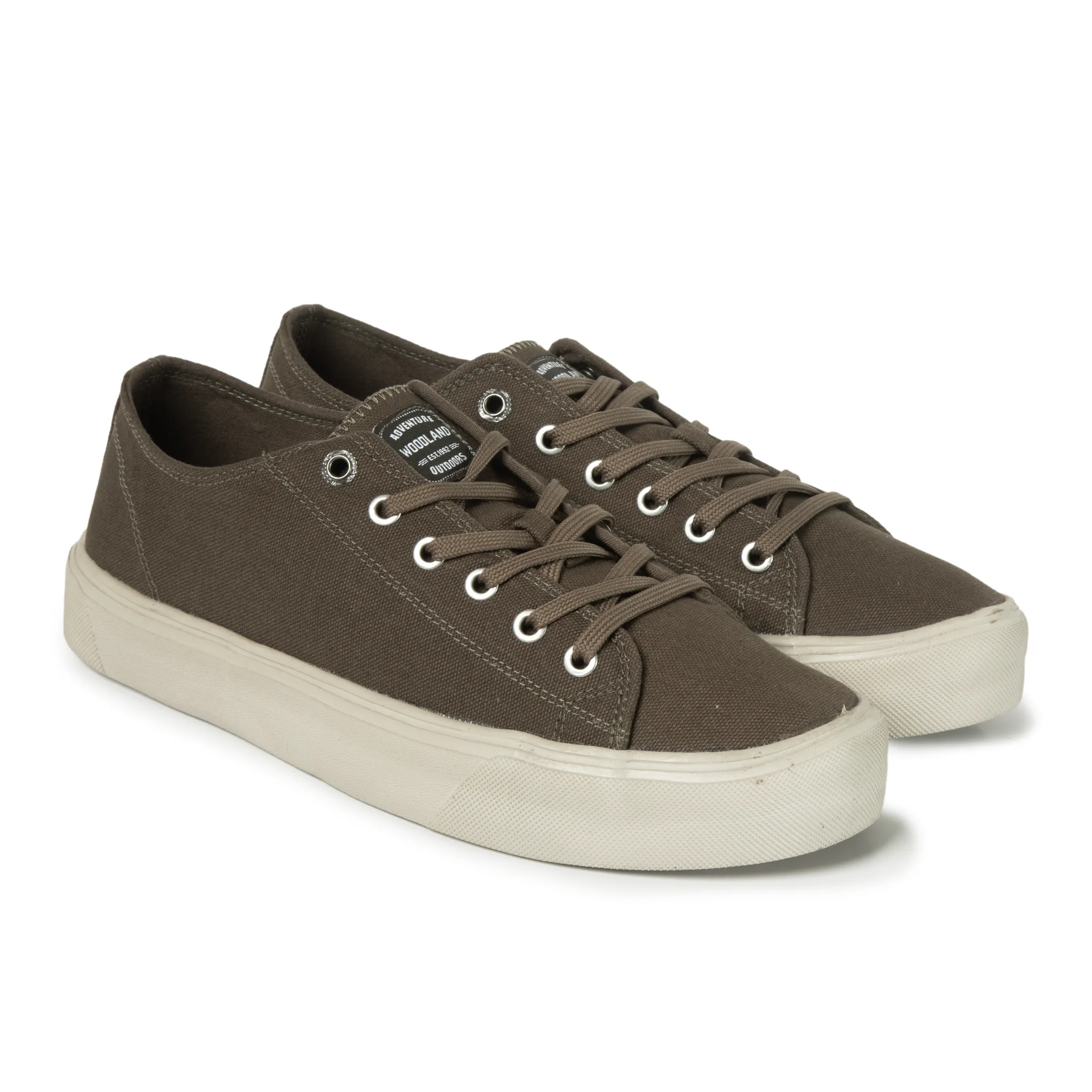 Woodland Olive Canvas Everyday Lace Casuals - Thumbnail 8