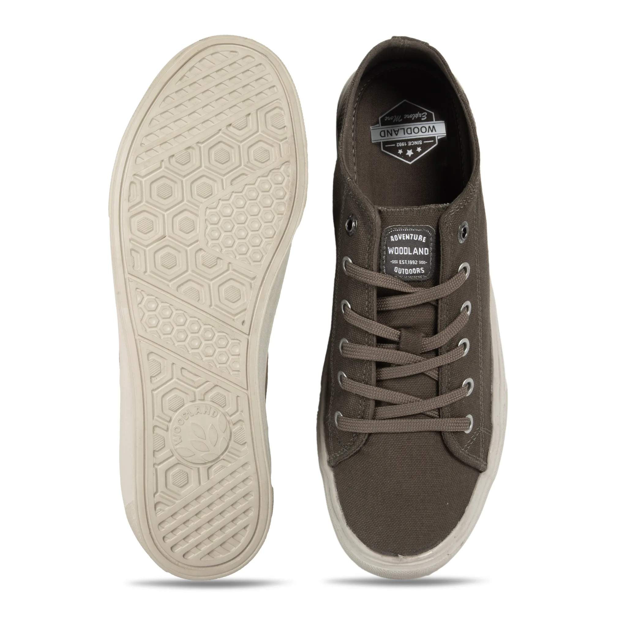 Woodland Olive Canvas Everyday Lace Casuals - Thumbnail 9