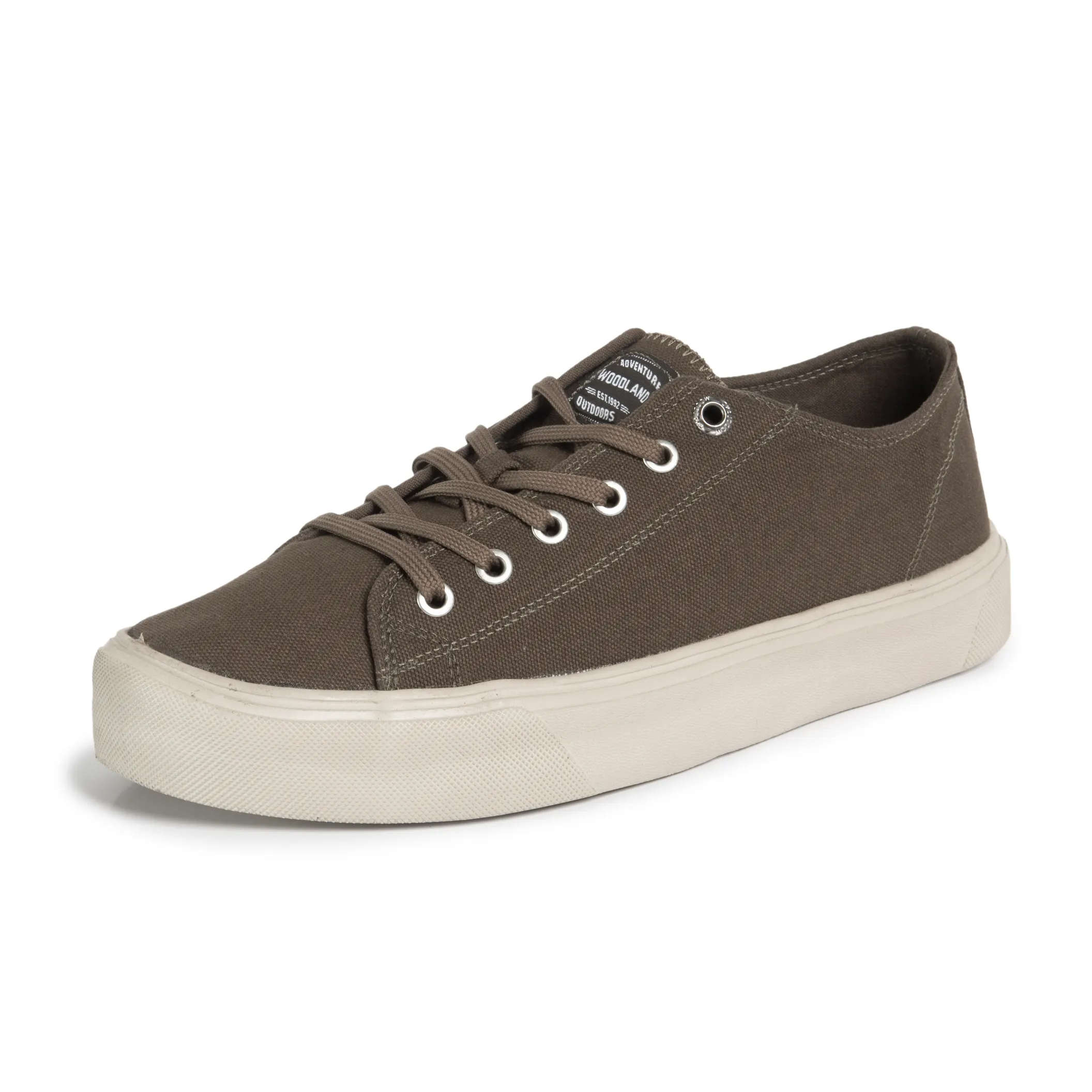 Woodland Olive Canvas Everyday Lace Casuals - Thumbnail 11