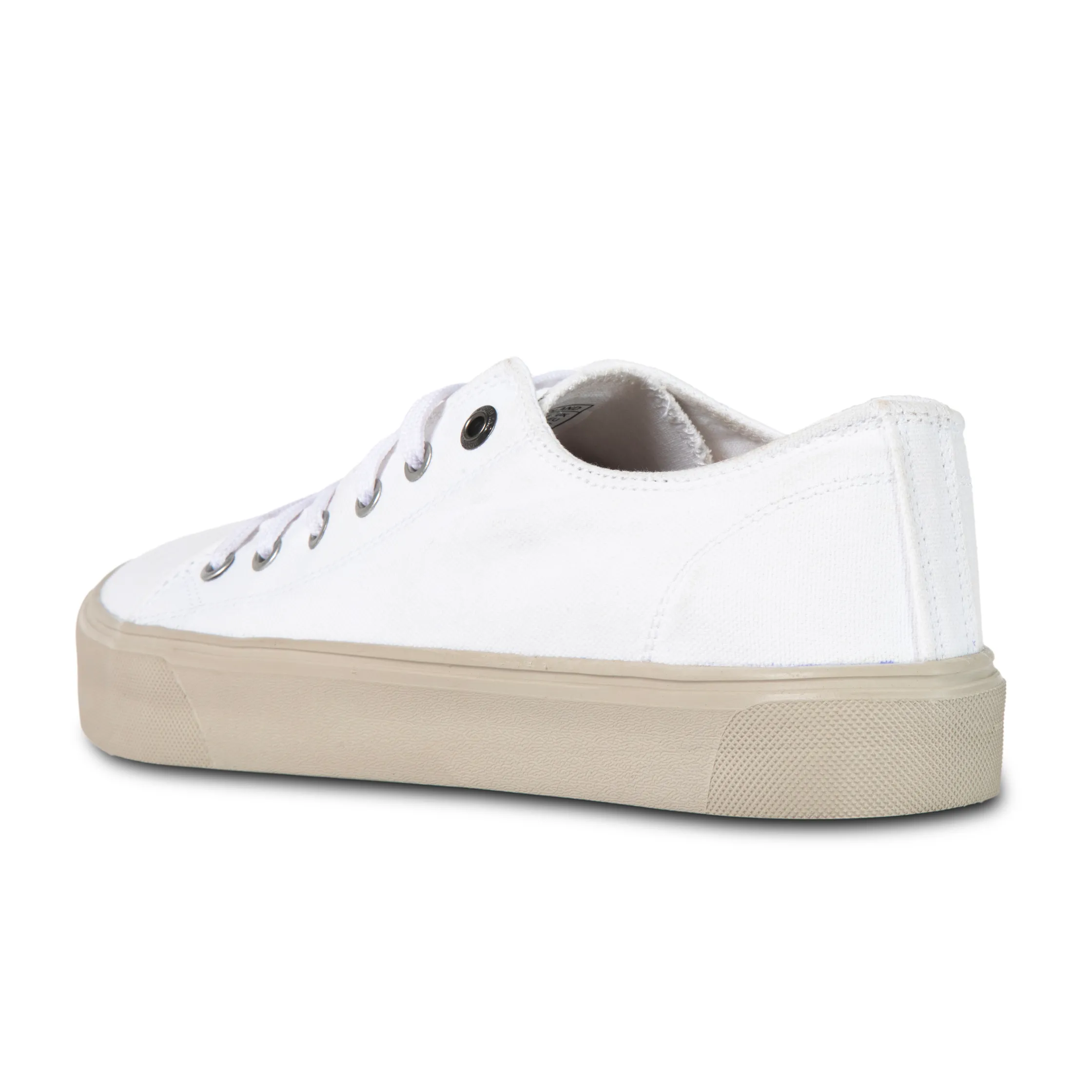 Woodland White Canvas Everyday Lace Casuals - Thumbnail 7