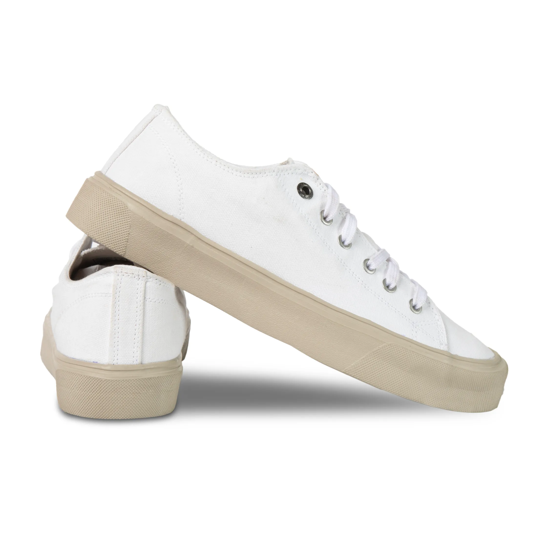 Woodland White Canvas Everyday Lace Casuals - Thumbnail 10