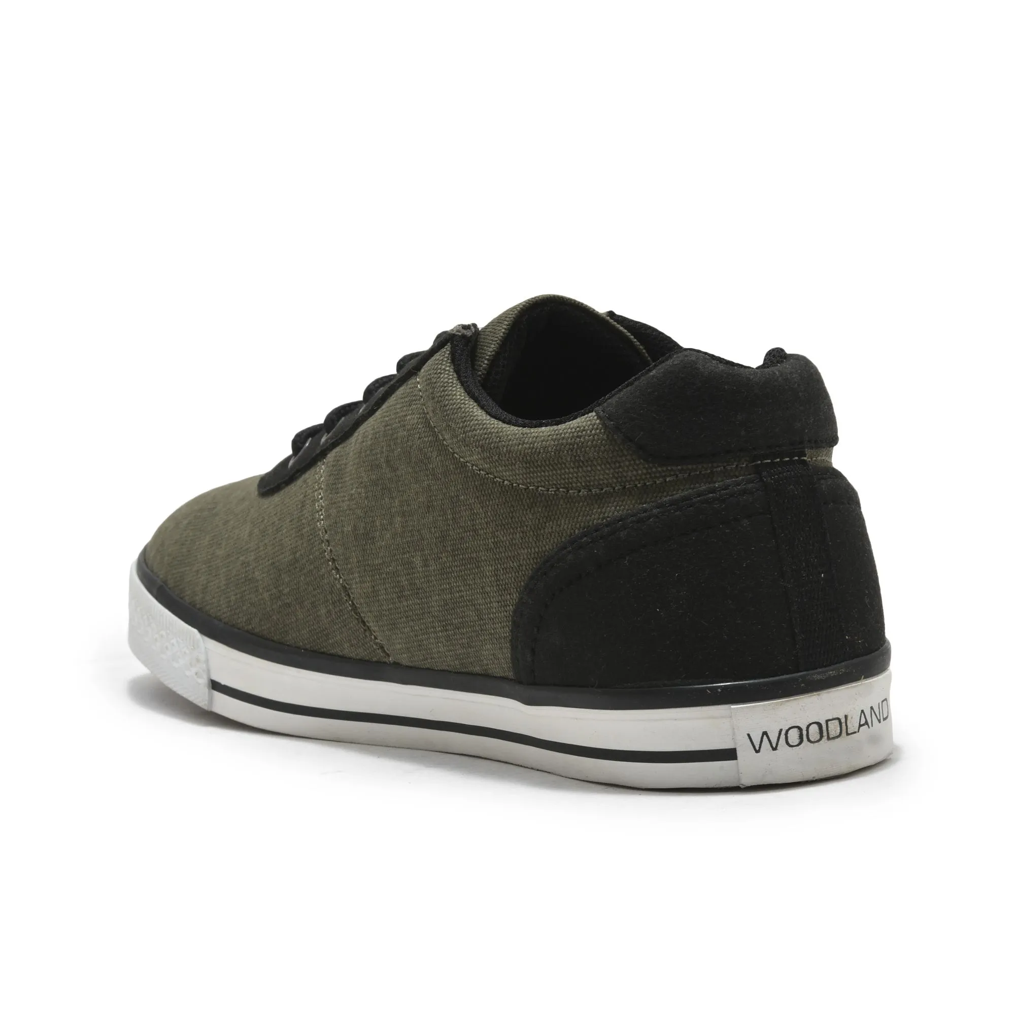 Olive green Canvas Shoe for men - Thumbnail 5