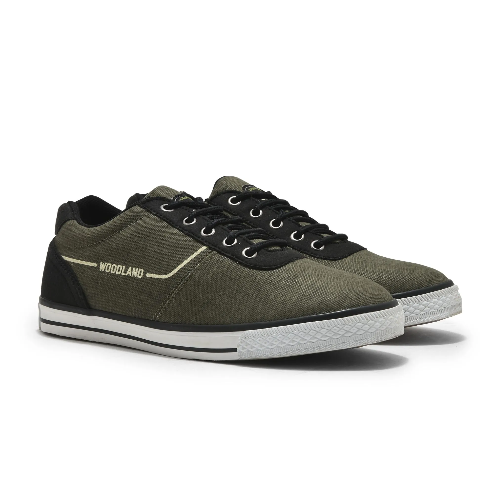Olive green Canvas Shoe for men - Thumbnail 6