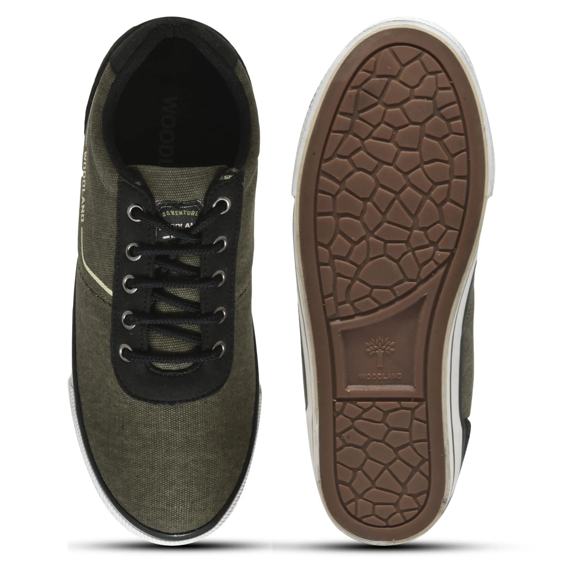 Olive green Canvas Shoe for men - Thumbnail 7