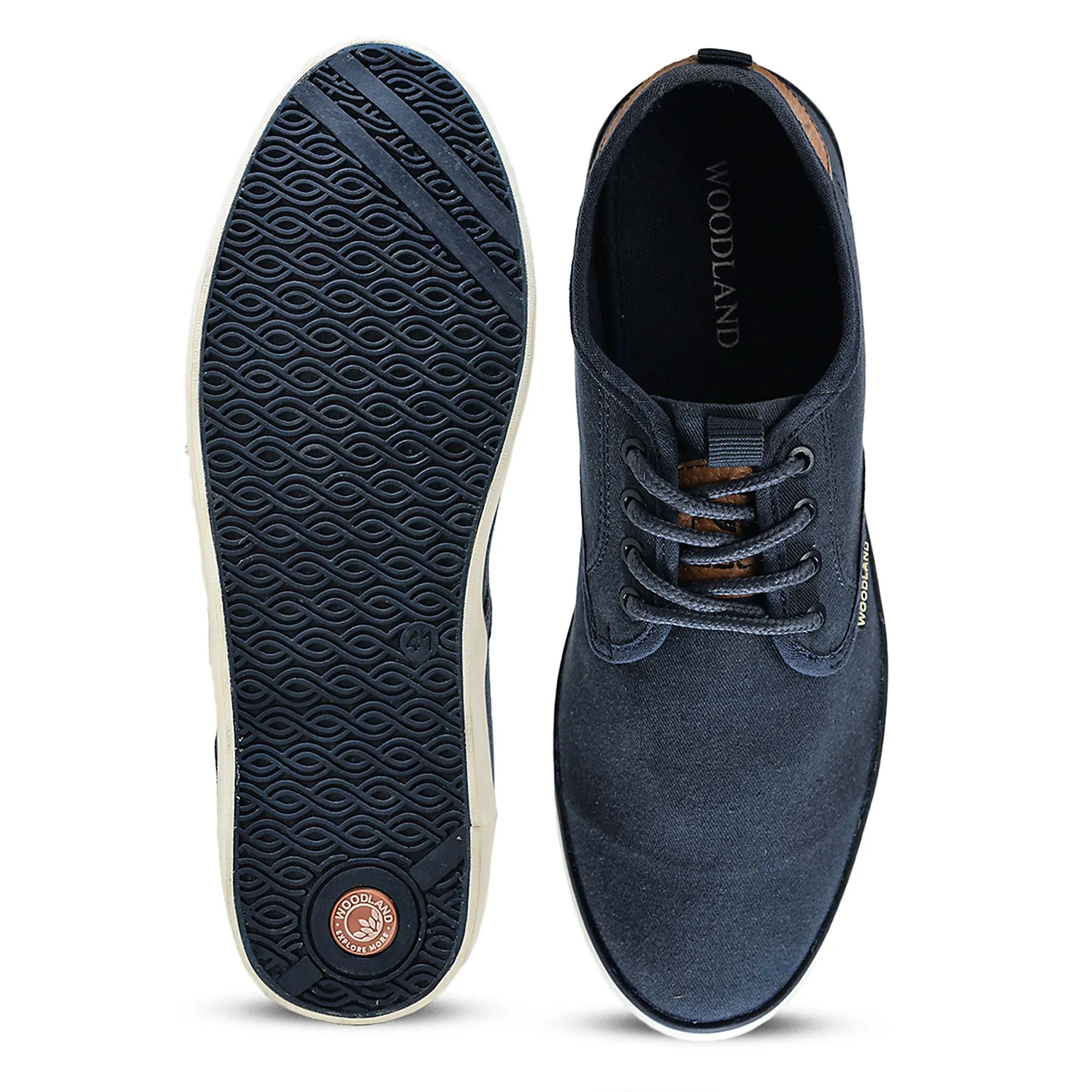 Navy Canvas Sneaker for men 9
