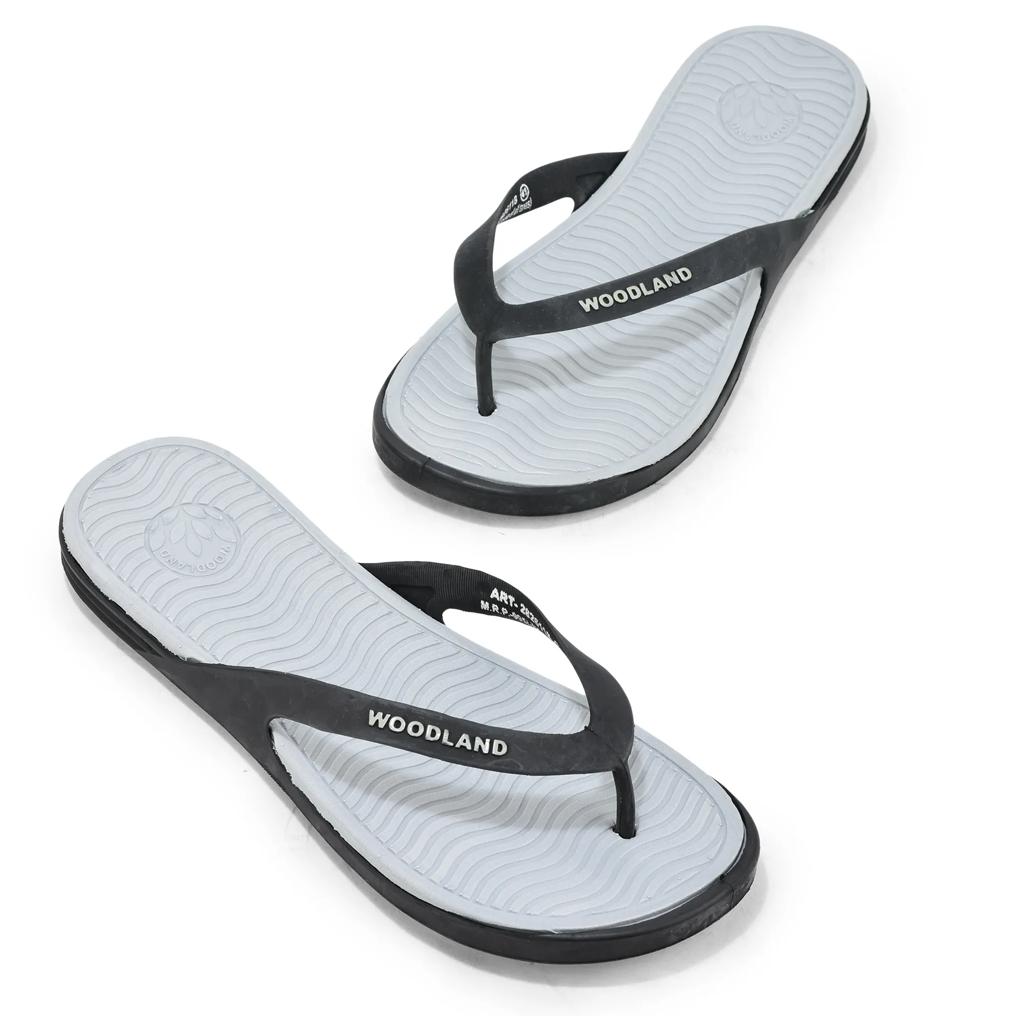 Black and Grey Flip-flop for men - Thumbnail 2