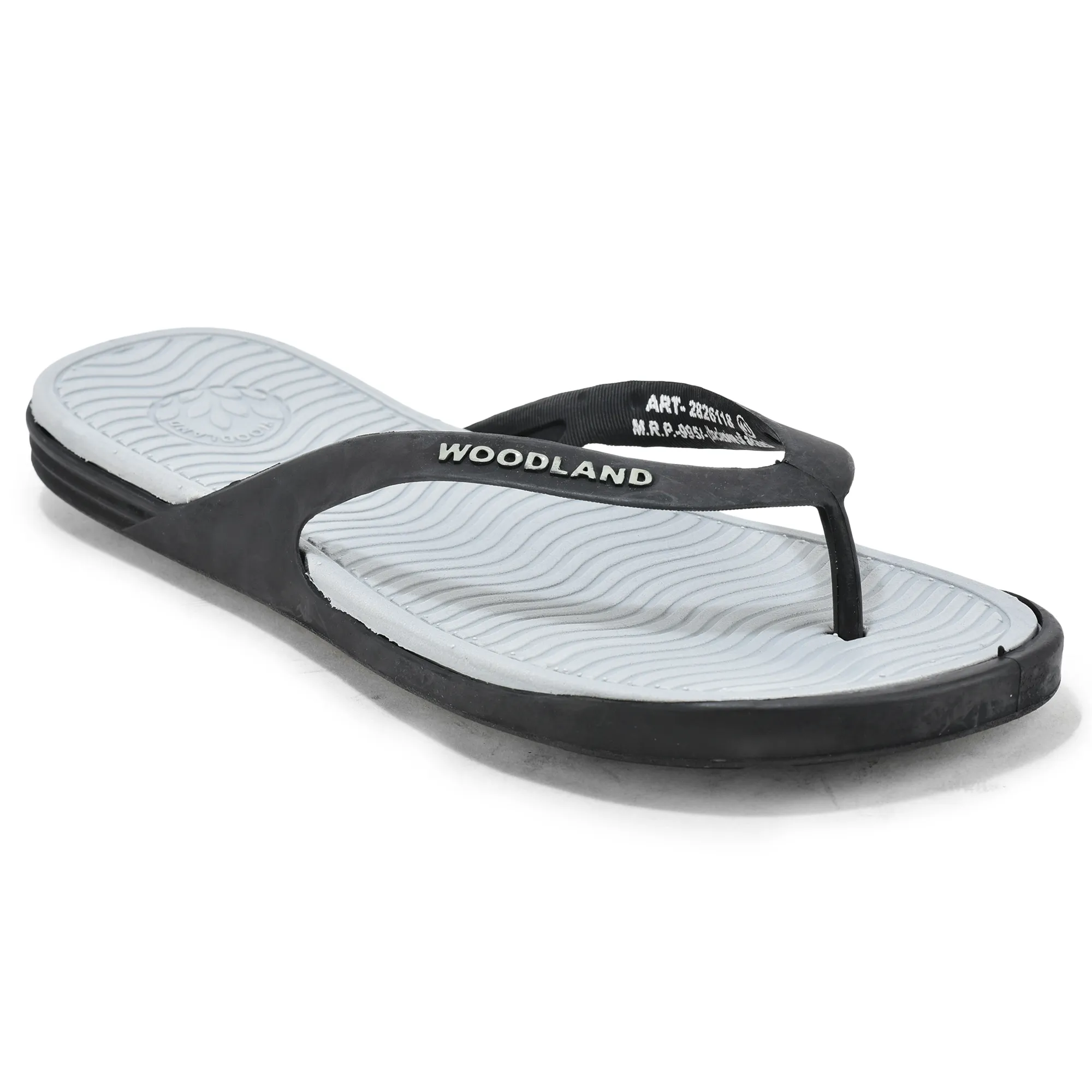 Black and Grey Flip-flop for men - Thumbnail 3
