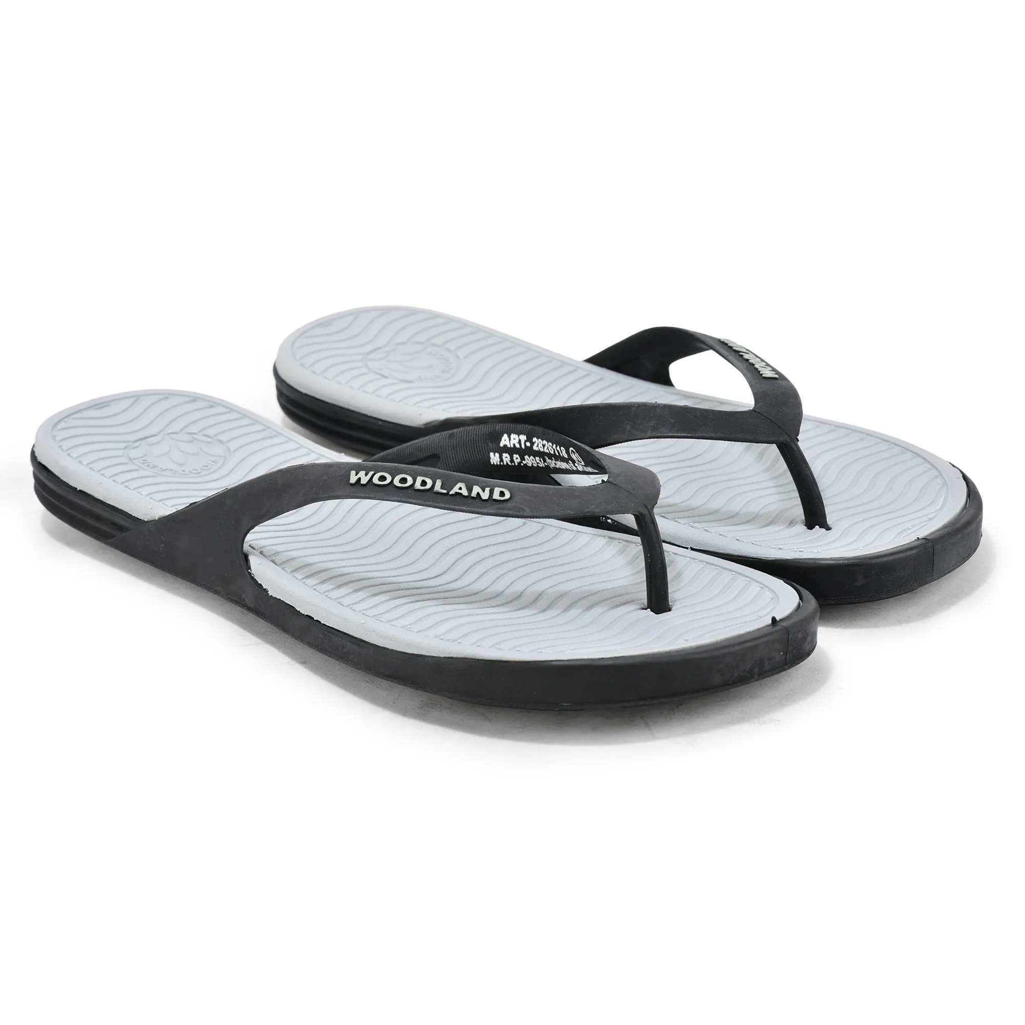 Black and Grey Flip-flop for men - Thumbnail 7