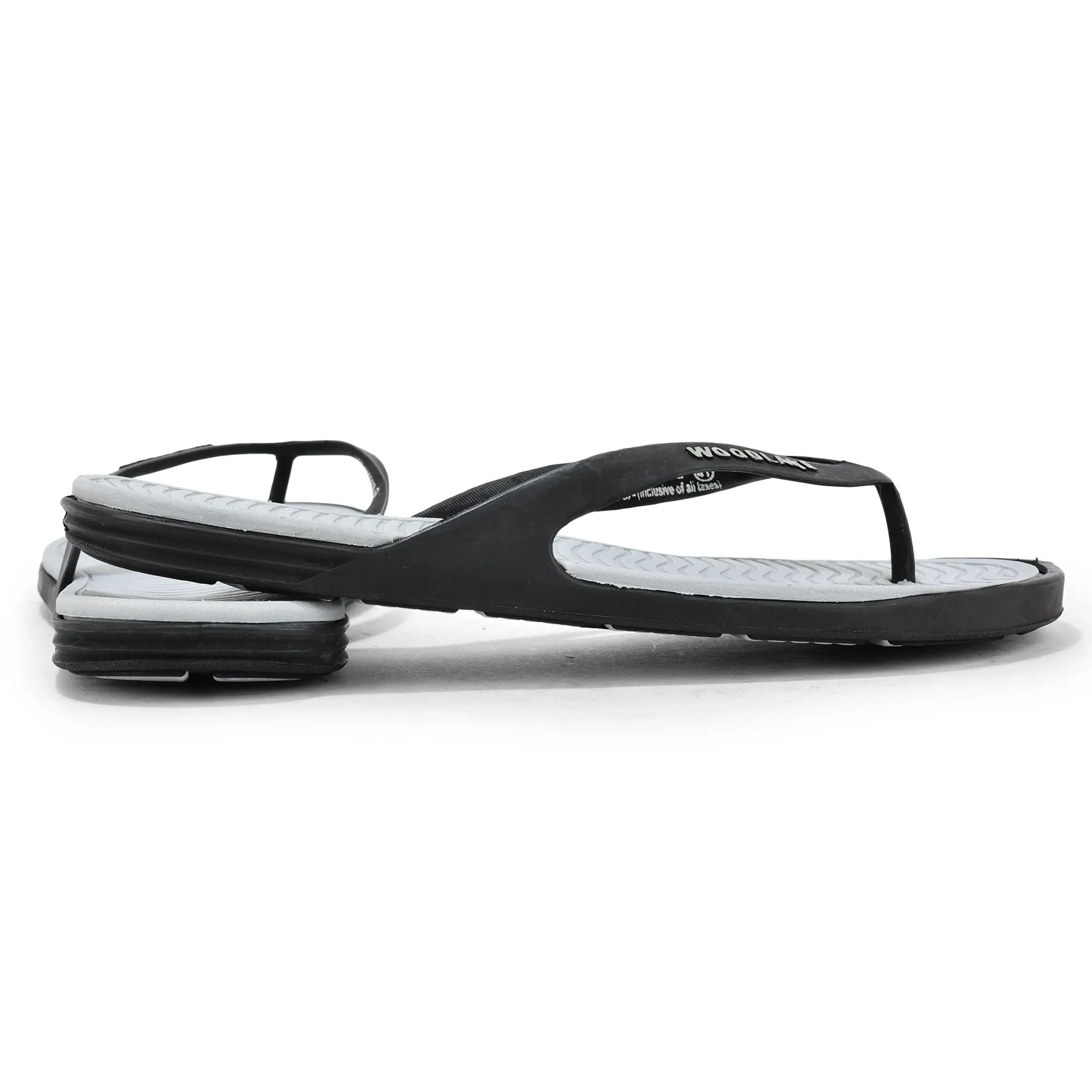 Black and Grey Flip-flop for men - Thumbnail 10