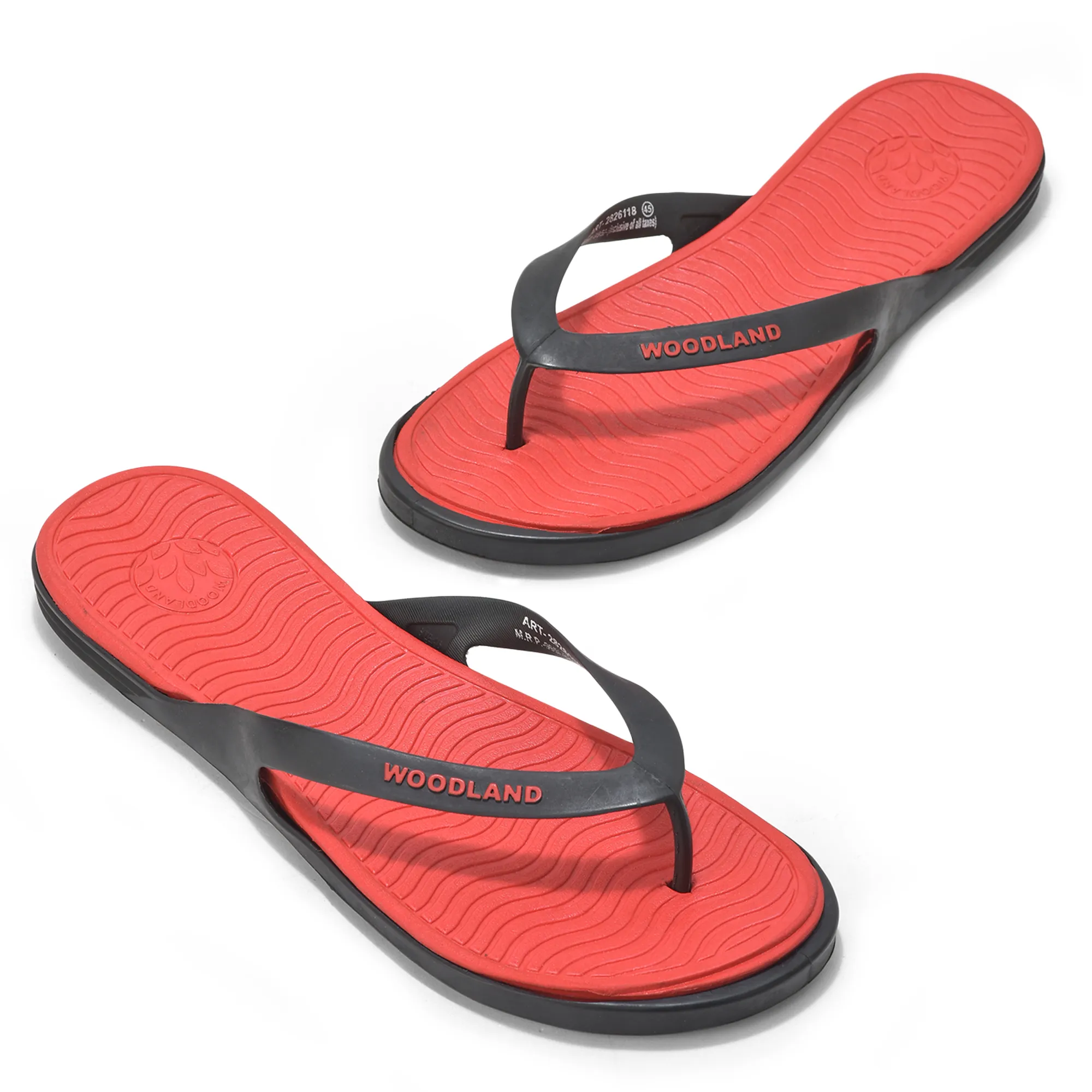 Black/Red Flip-flop for men - Thumbnail 4