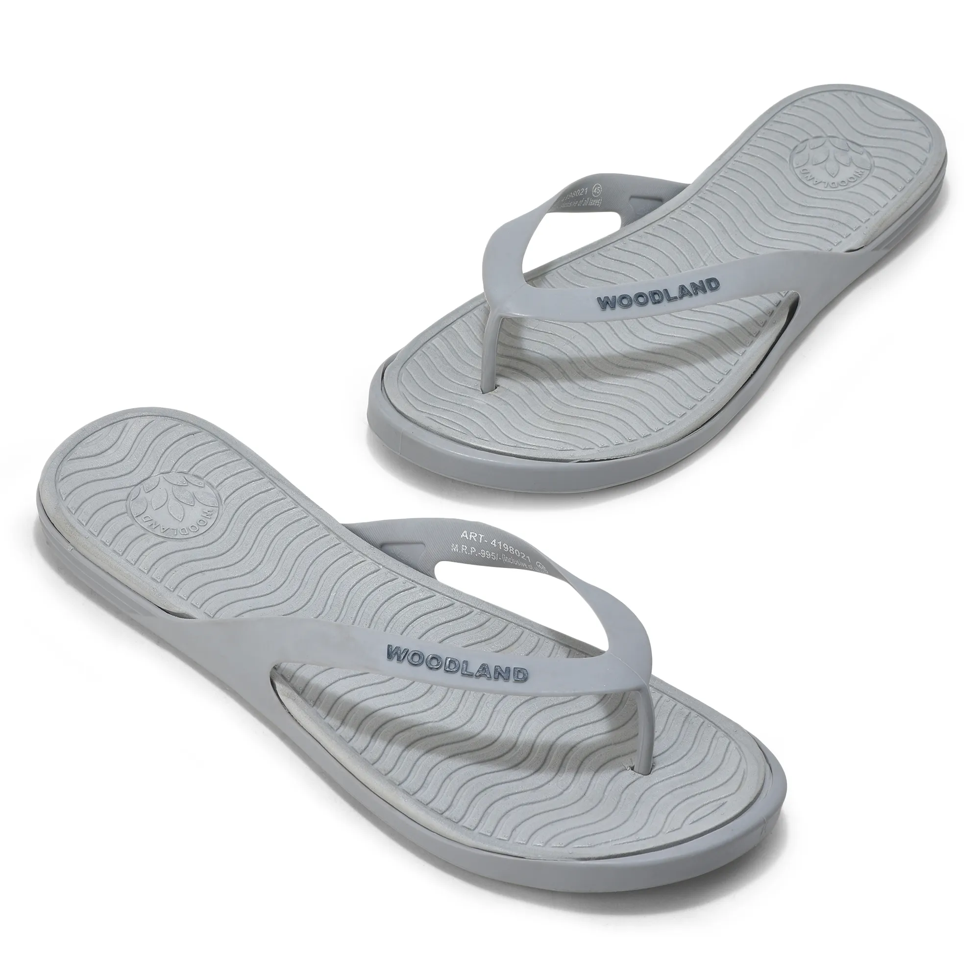 Woodland Casual Grey/Dnavy Men EVA Slippers - Thumbnail 4