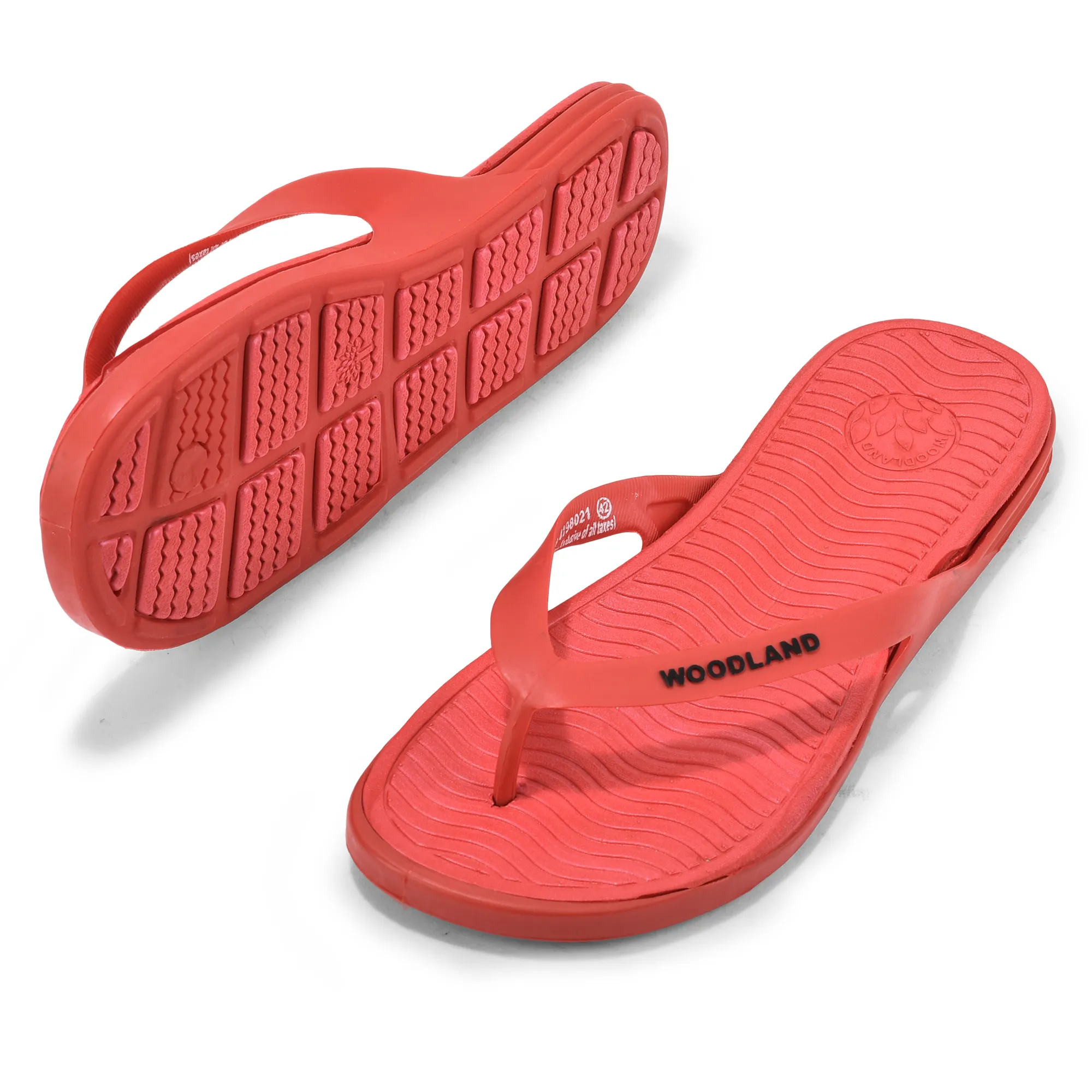 Woodland Casual Red/Black Men EVA Slippers - Thumbnail 5