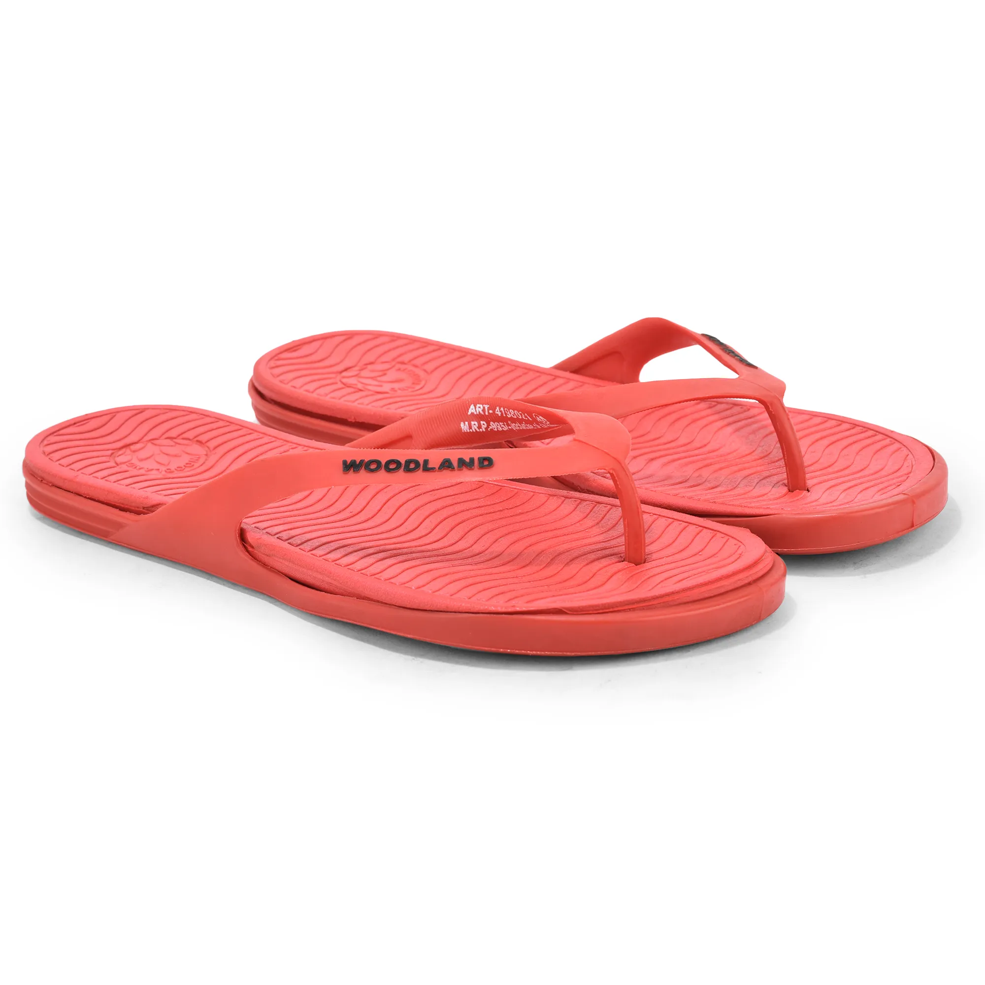 Woodland Casual Red/Black Men EVA Slippers - Thumbnail 7