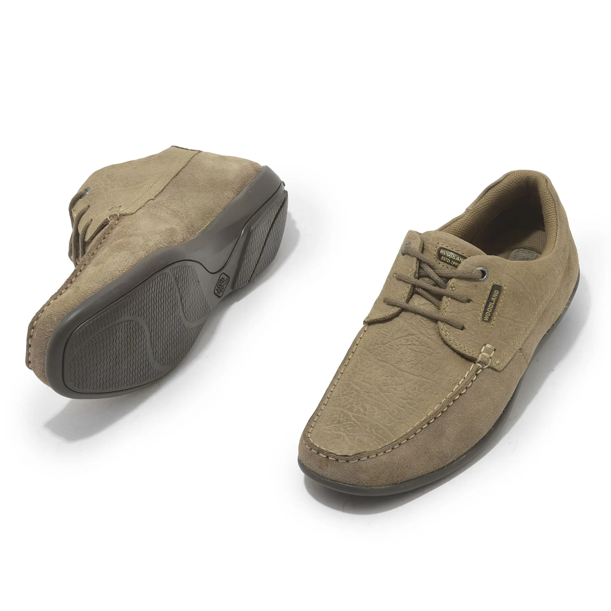 Dubai Khaki Slip-on Shoe for Men - Thumbnail 4