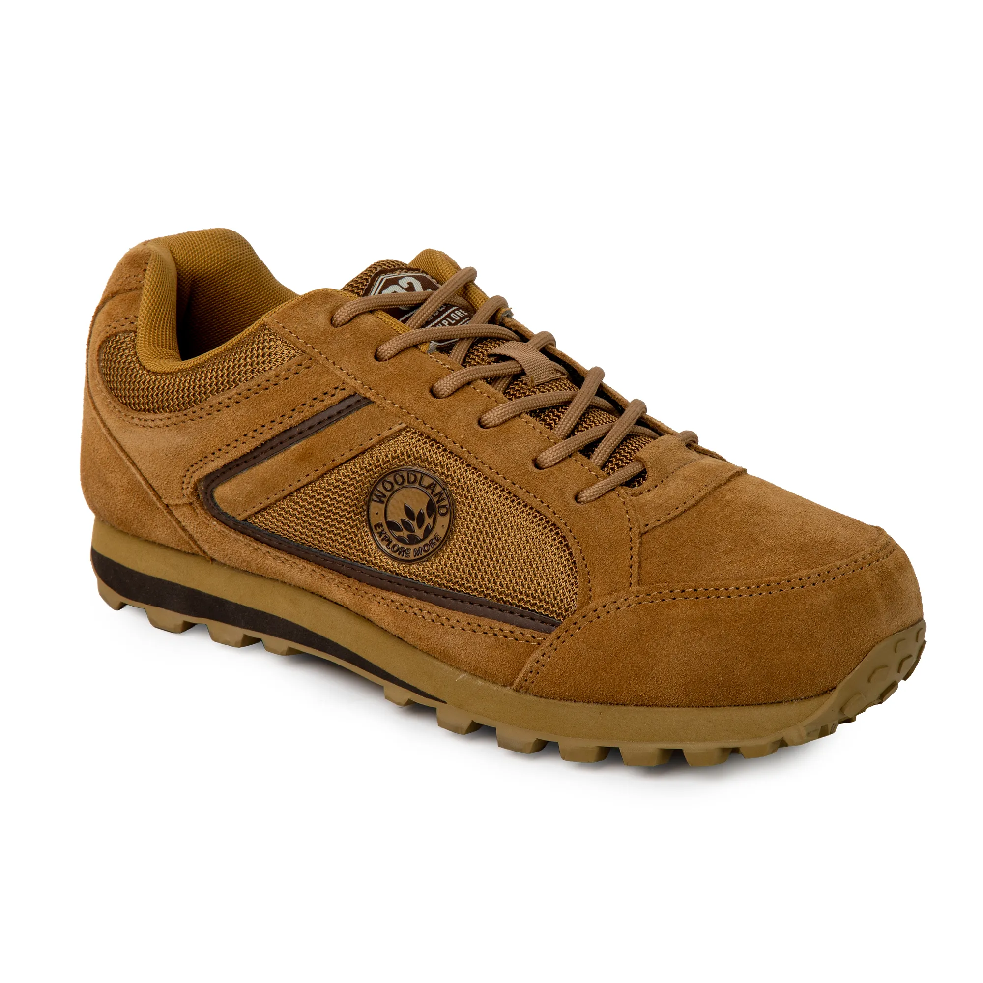 Woodland Men Camel Suede Casual Jogger Shoes - Thumbnail 11