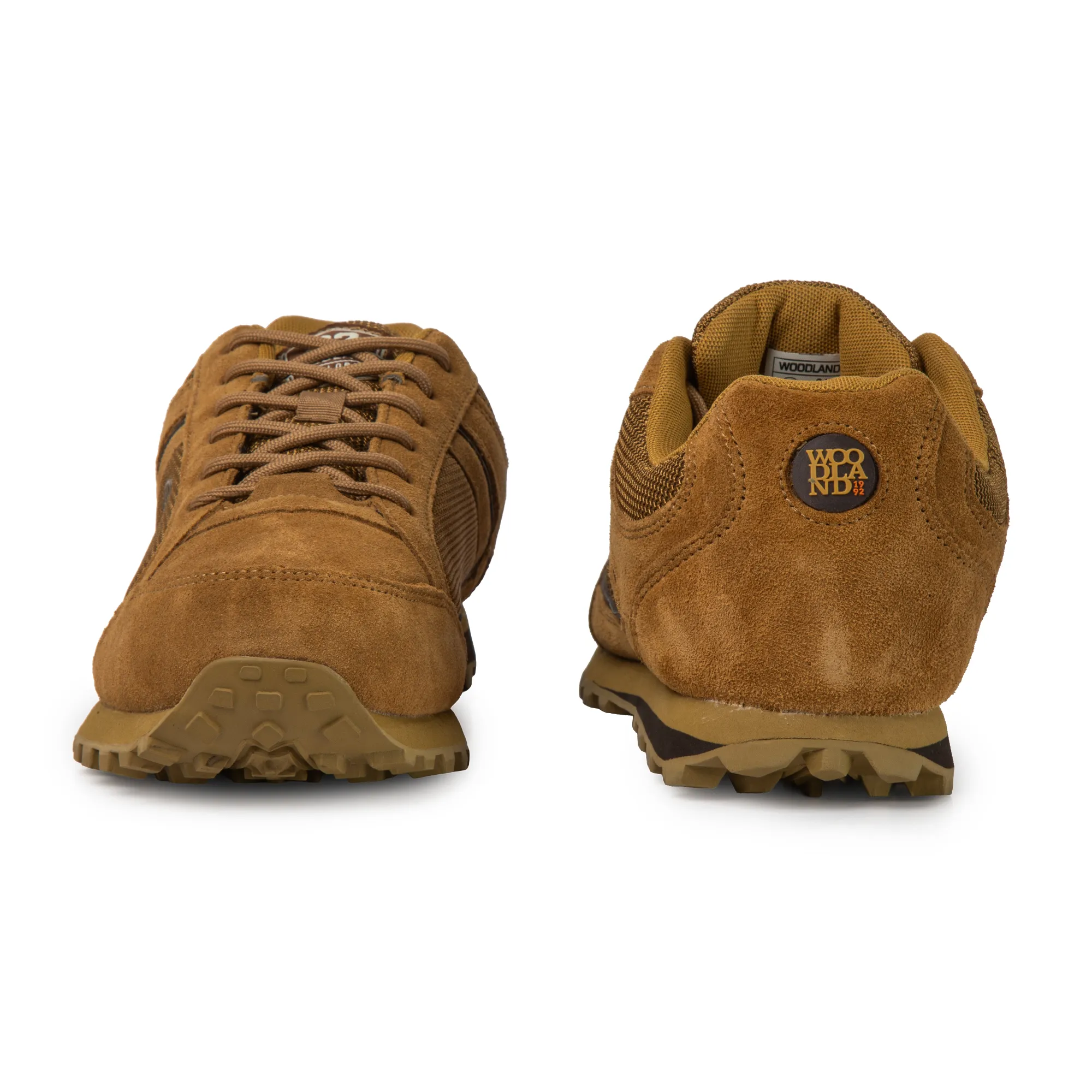 Woodland Men Camel Suede Casual Jogger Shoes - Thumbnail 13