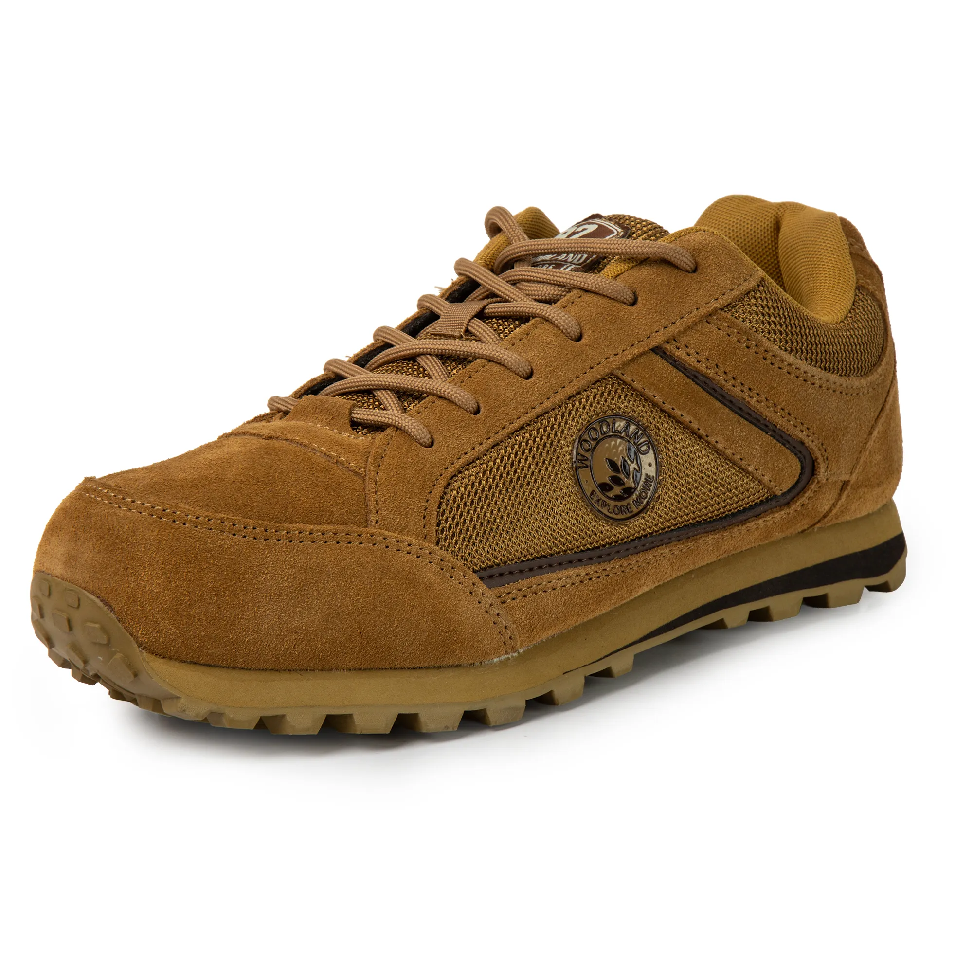 Woodland Men Camel Suede Casual Jogger Shoes - Thumbnail 10