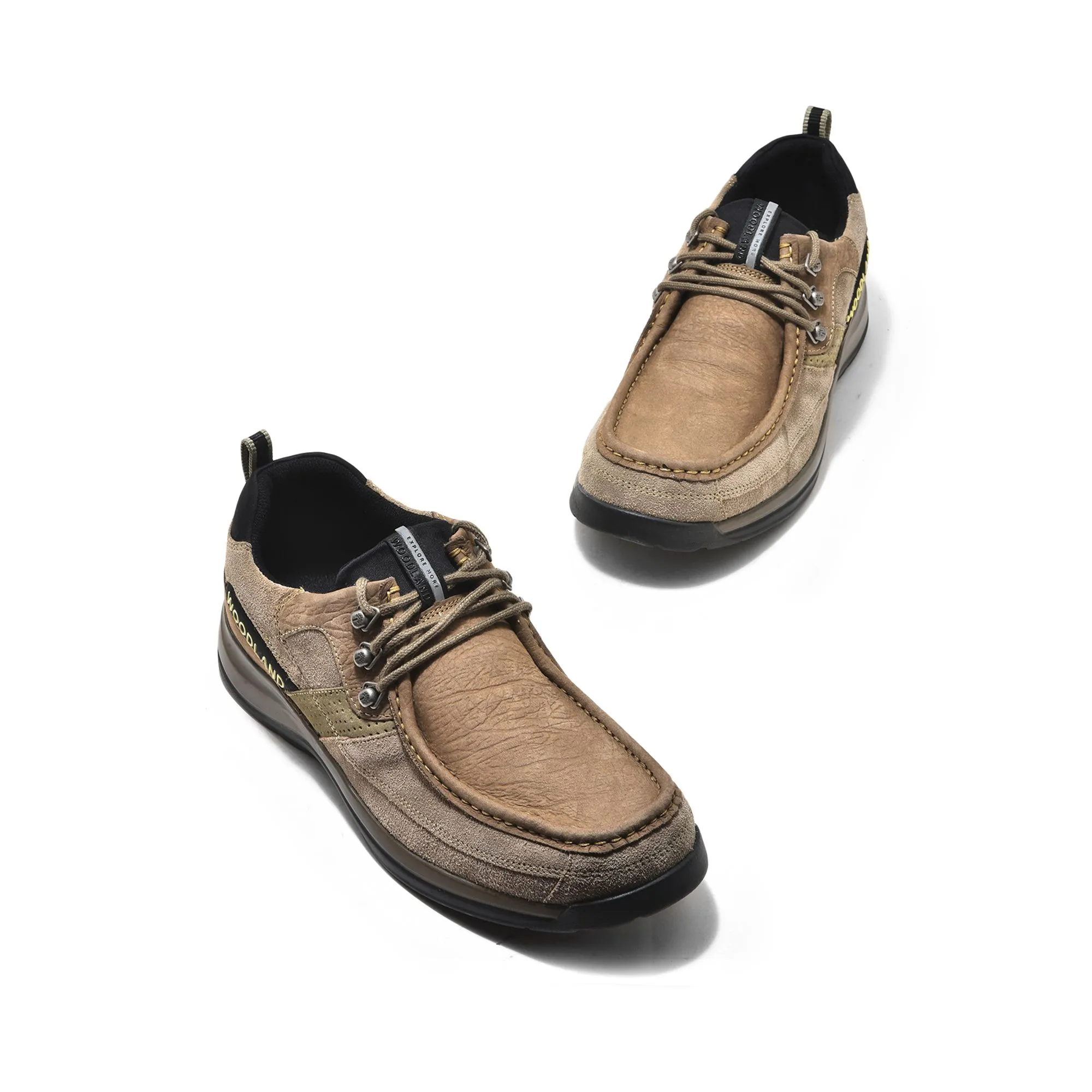 Dubai Khaki Casual Shoes For Men - Thumbnail 2