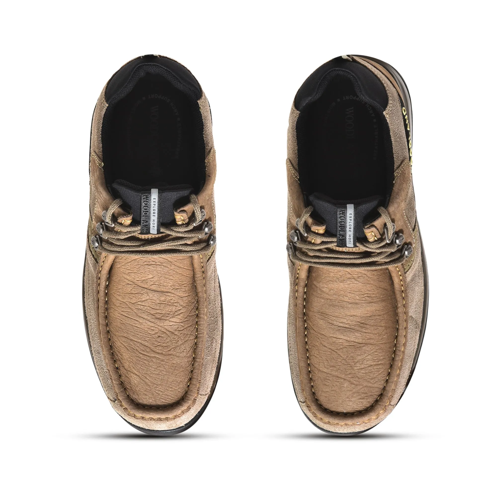 Dubai Khaki Casual Shoes For Men - Thumbnail 3