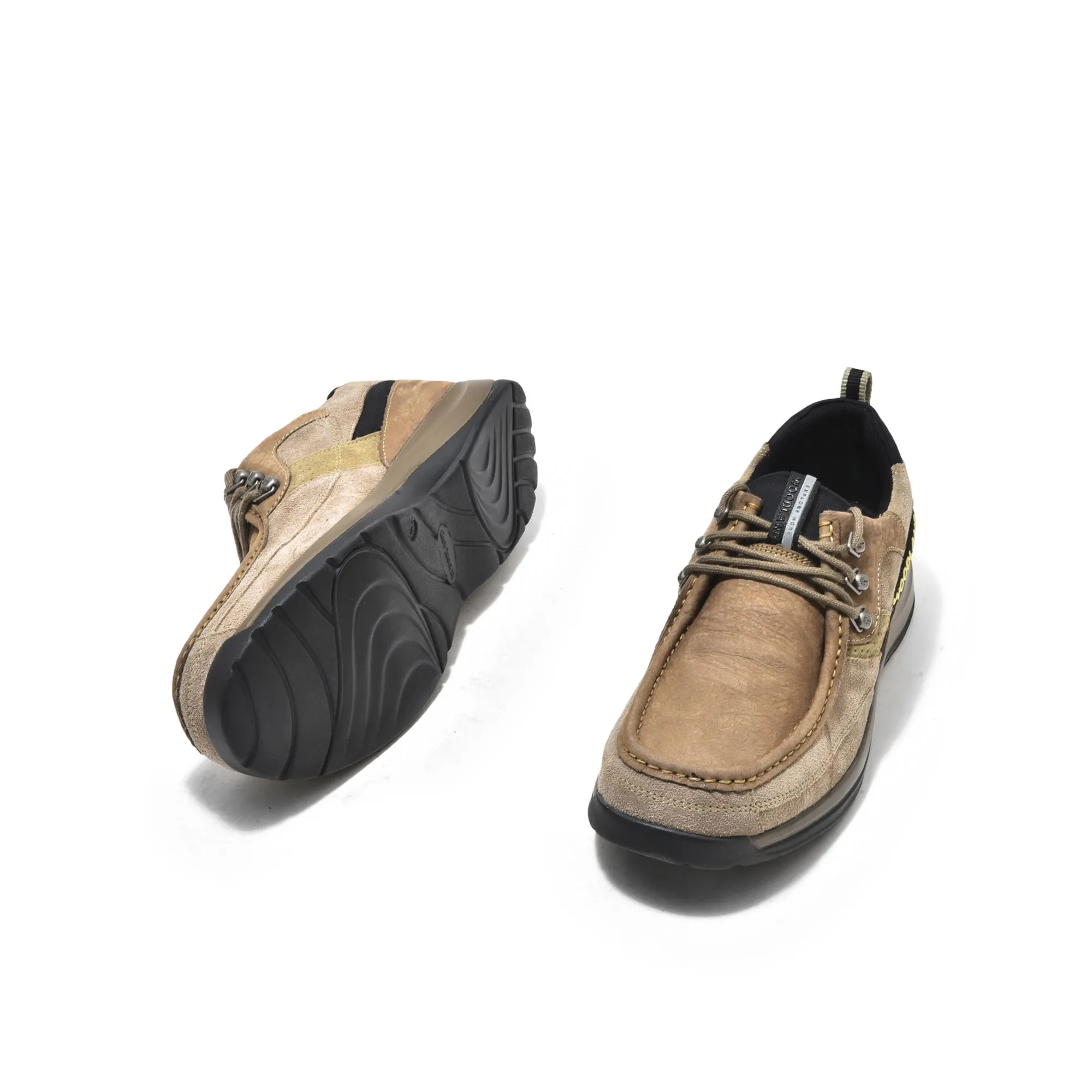 Dubai Khaki Casual Shoes For Men - Thumbnail 4