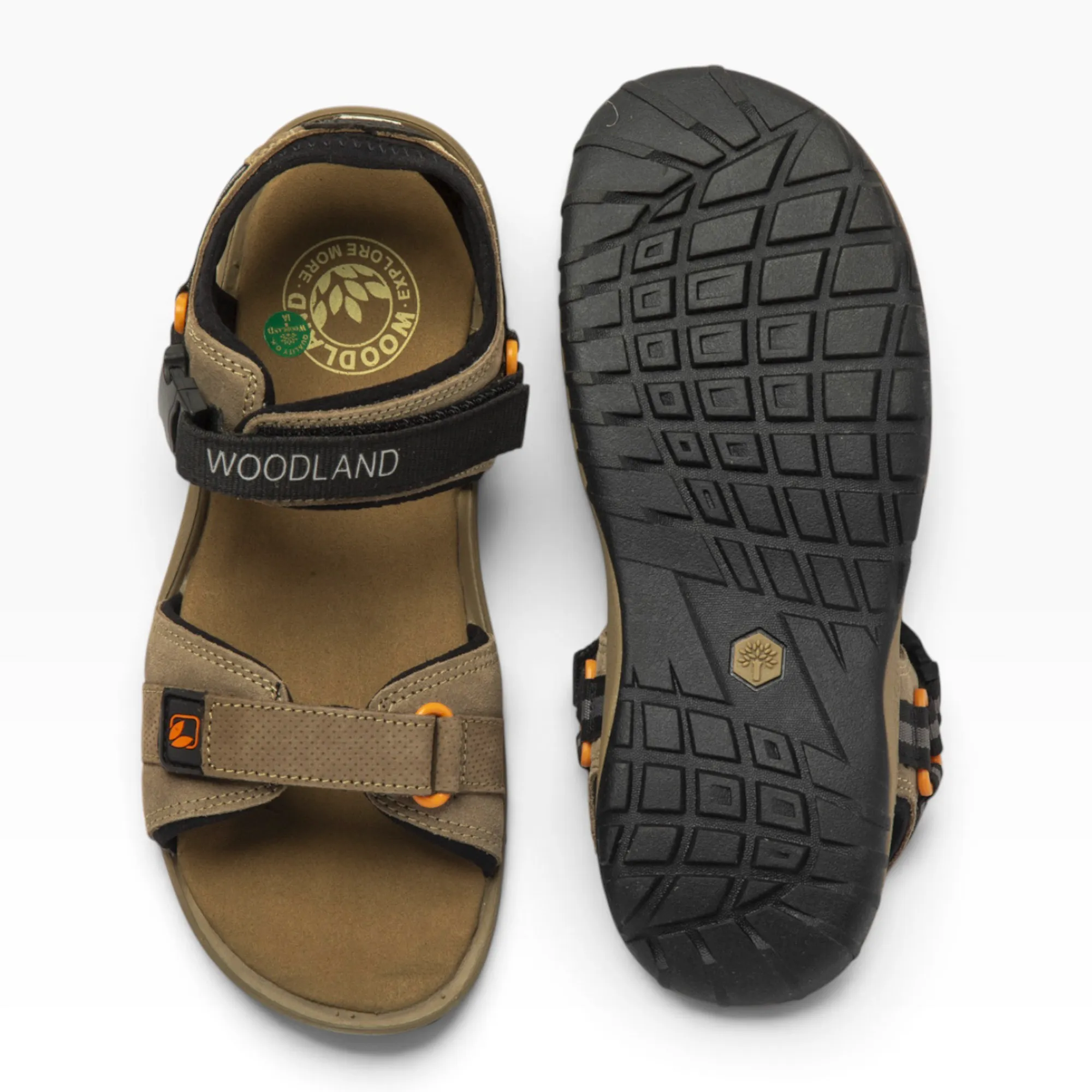 Dubai Khaki Sandal For Men - Thumbnail 7