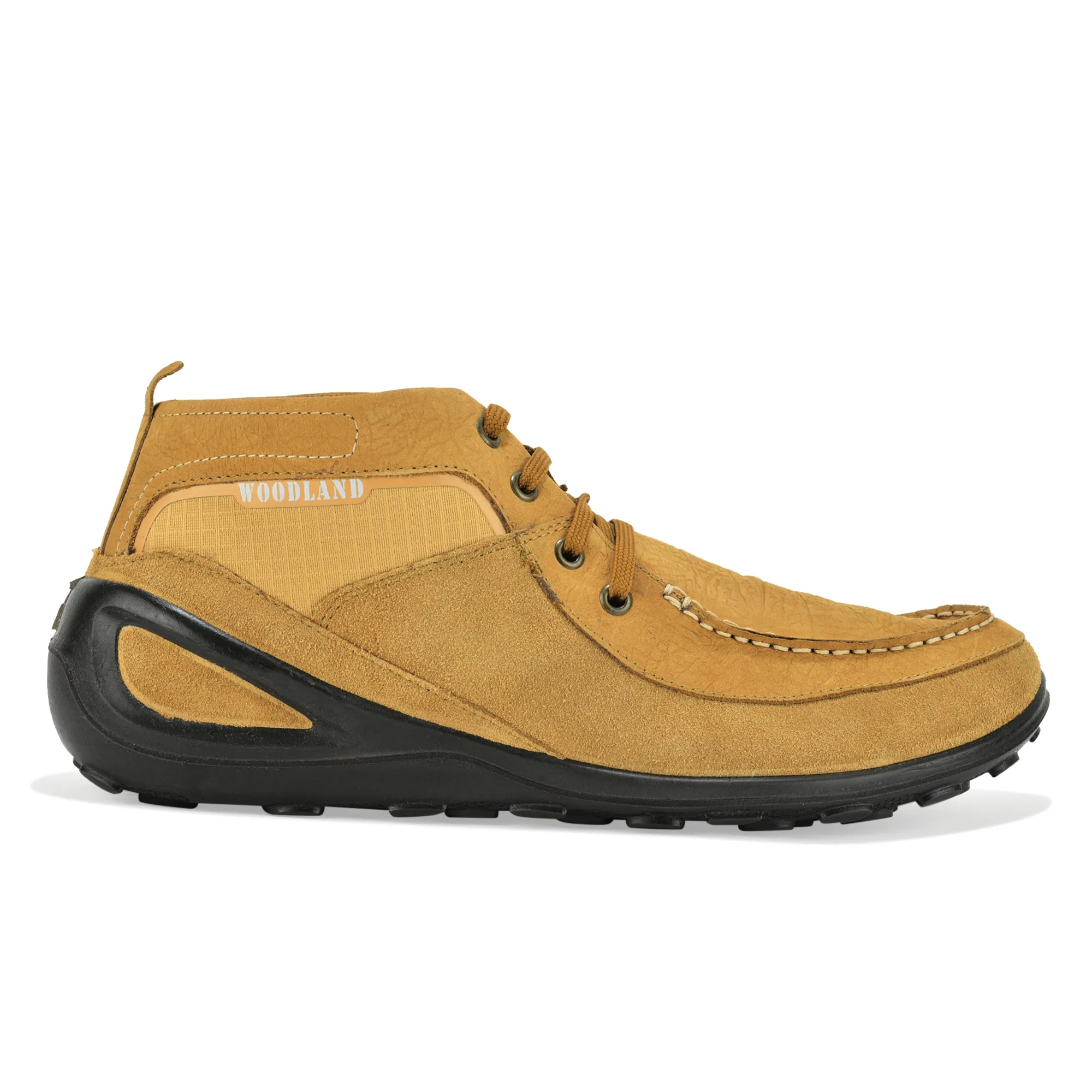 Woodland Camel Suede Lace-Up Shoes - Thumbnail 2