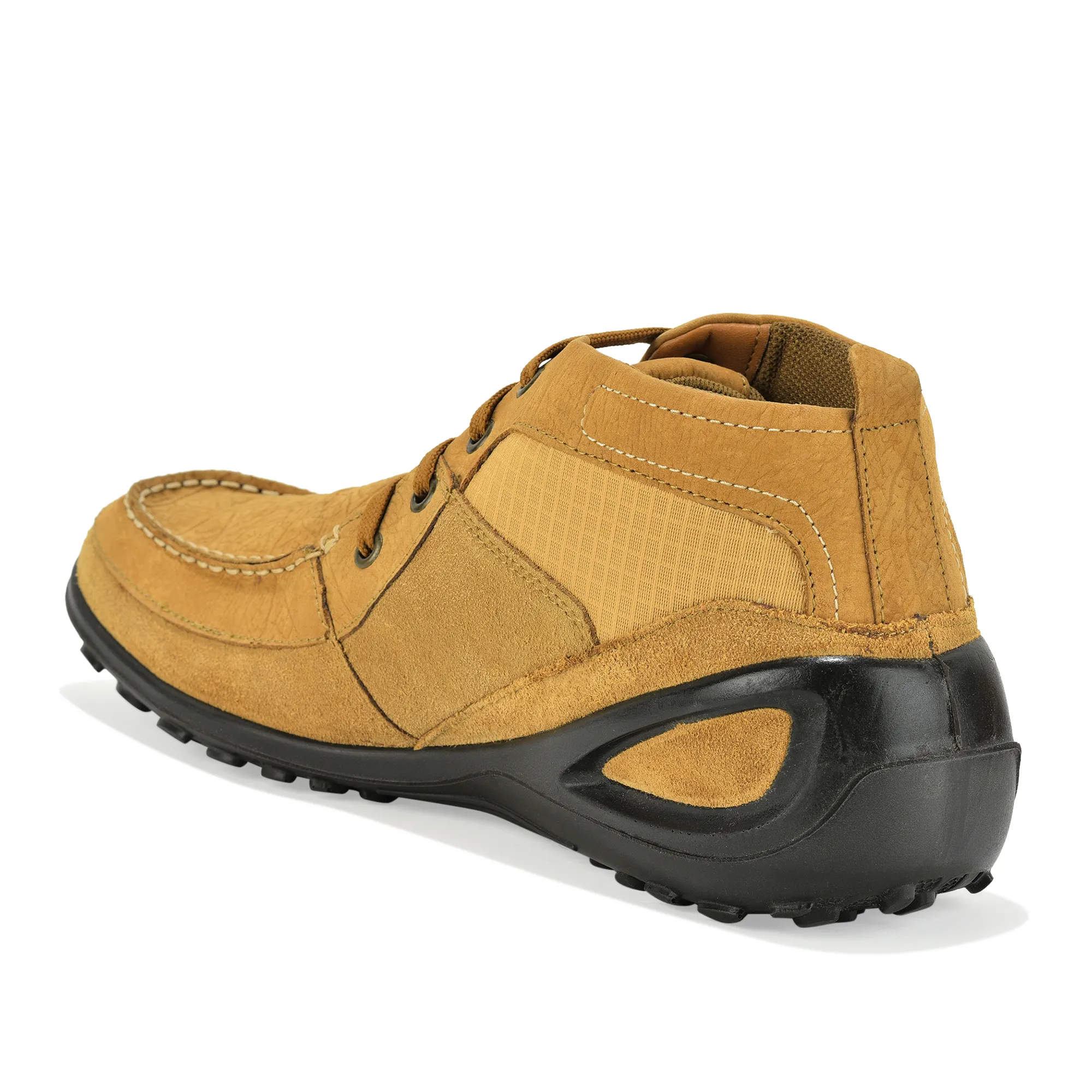 Woodland Camel Suede Lace-Up Shoes - Thumbnail 7