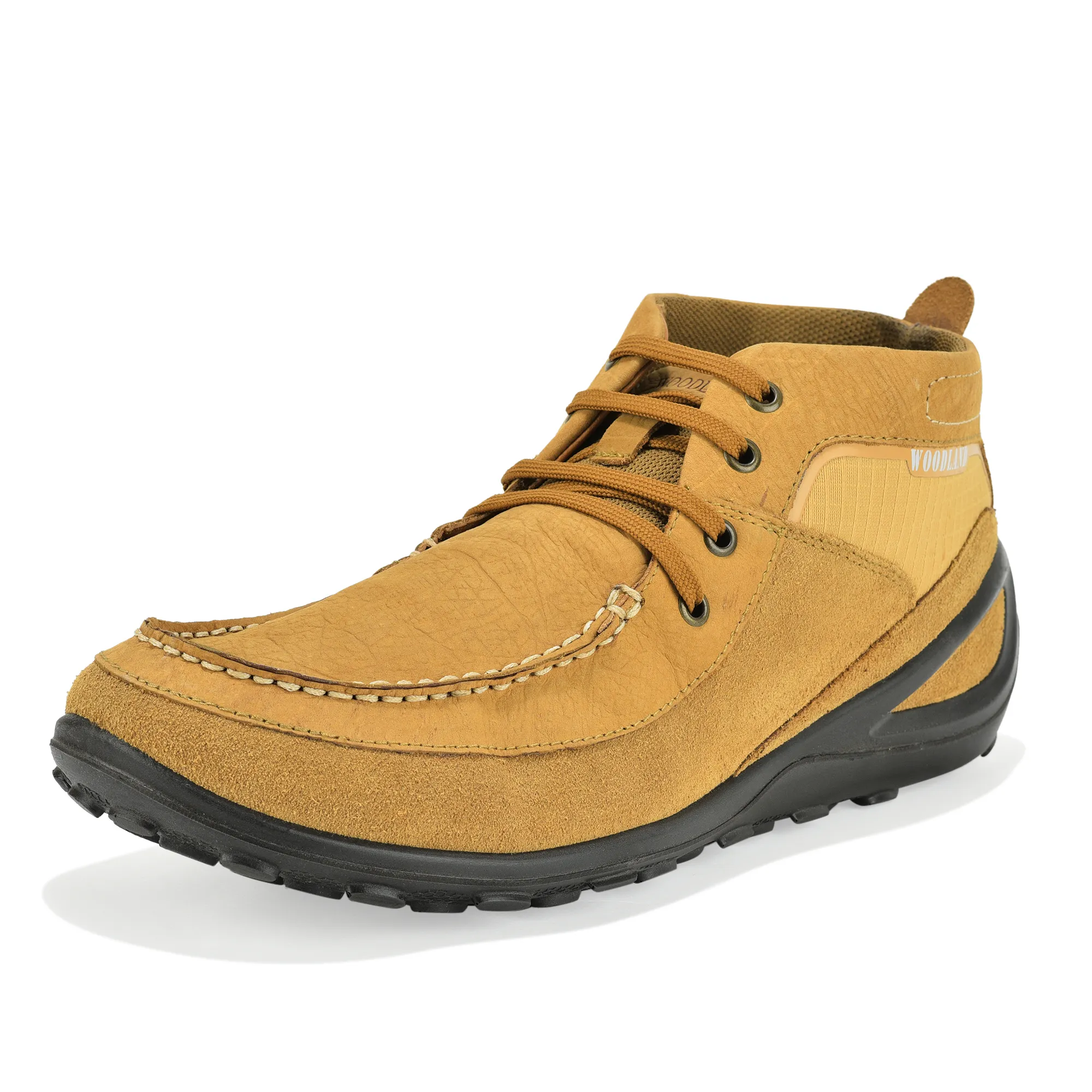 Woodland Camel Suede Lace-Up Shoes - Thumbnail 11