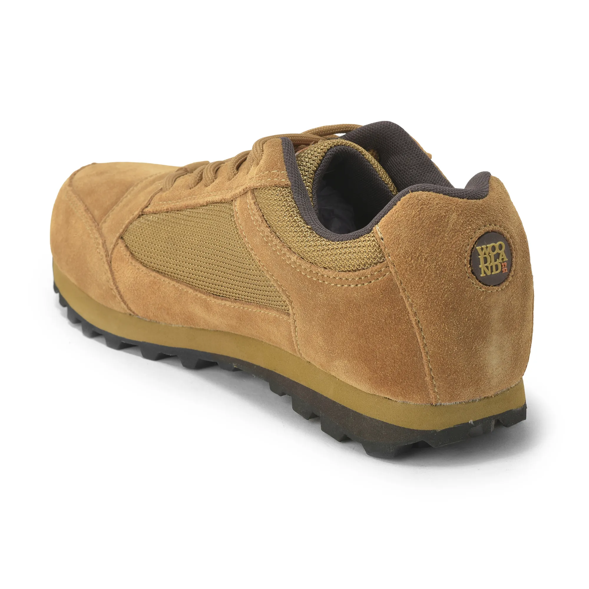 Suede Camel/Brown Joggers For Men - Thumbnail 7