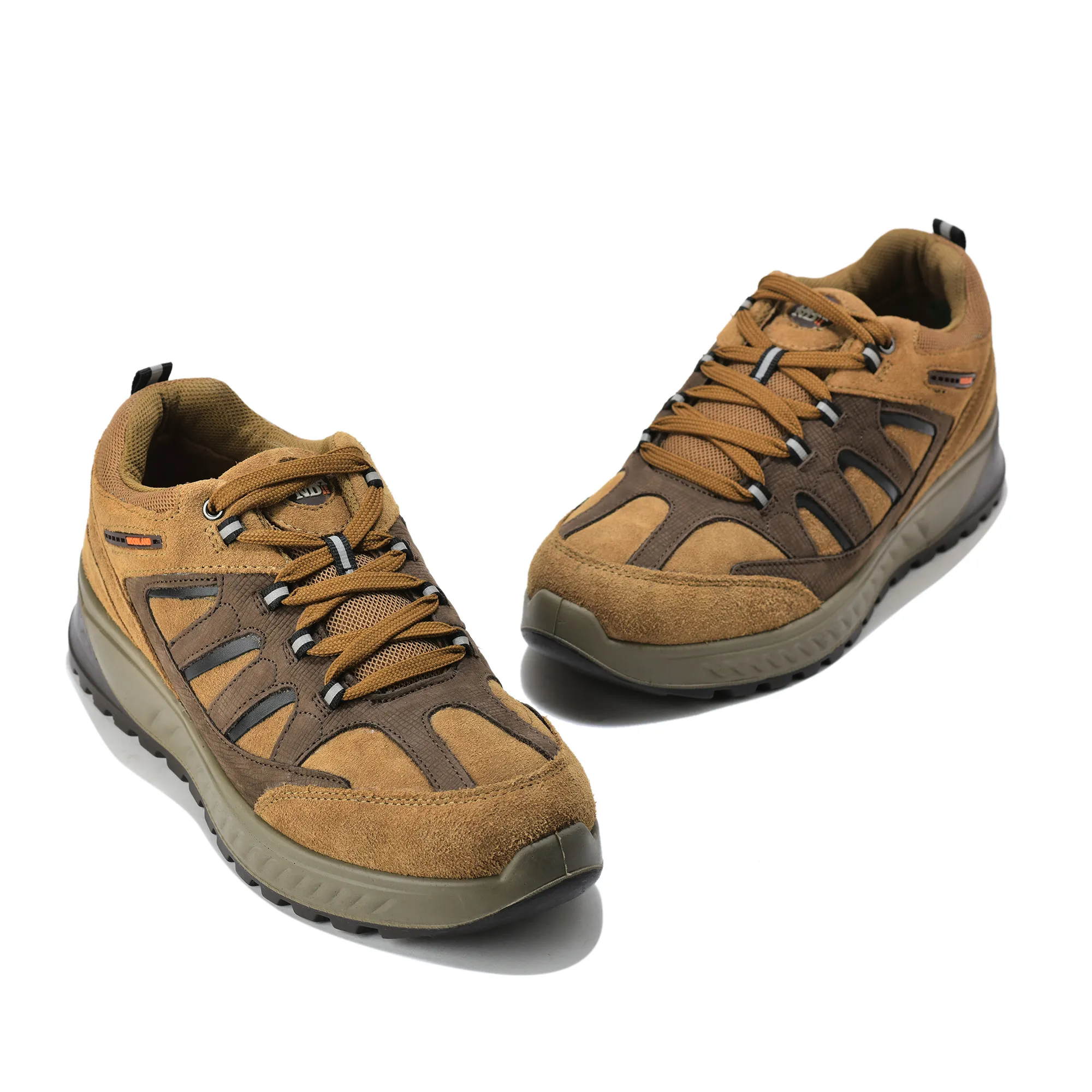 Woodland Casual Camel lace-up shoes for men - Thumbnail 4