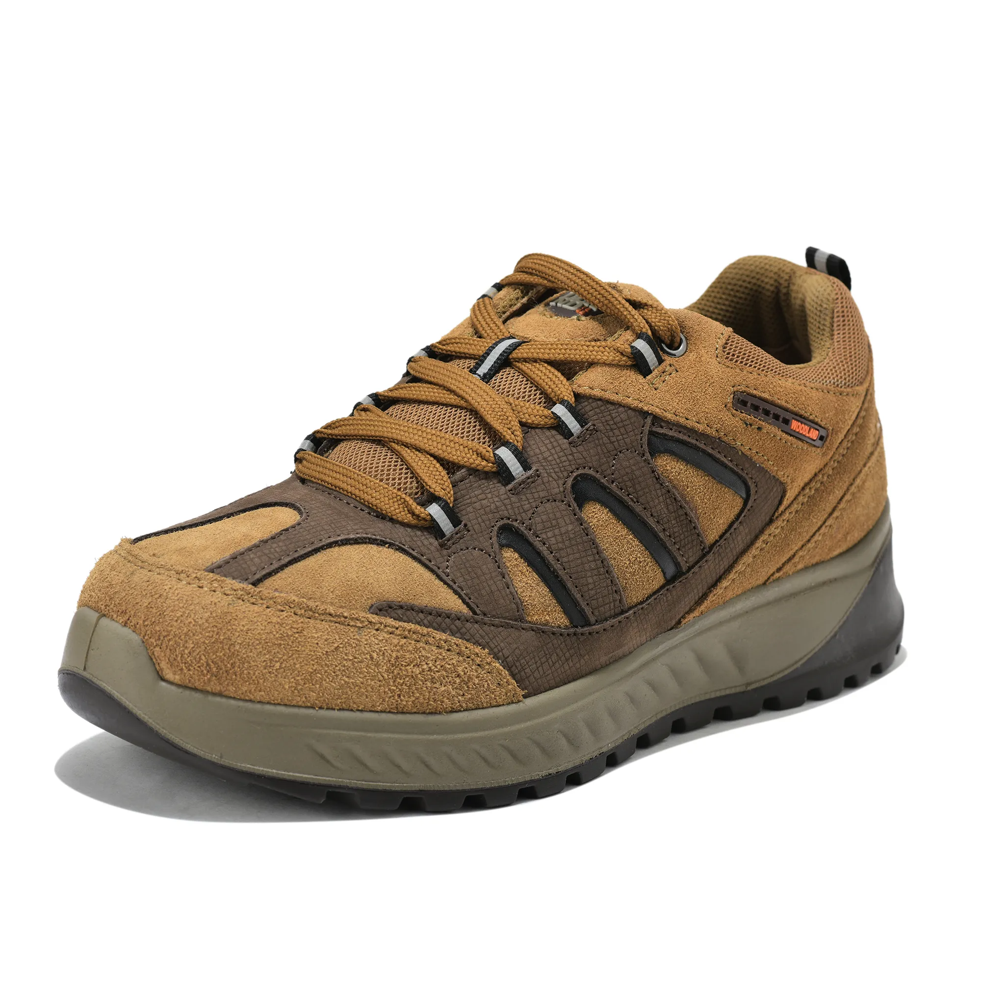 Woodland Casual Camel lace-up shoes for men - Thumbnail 11