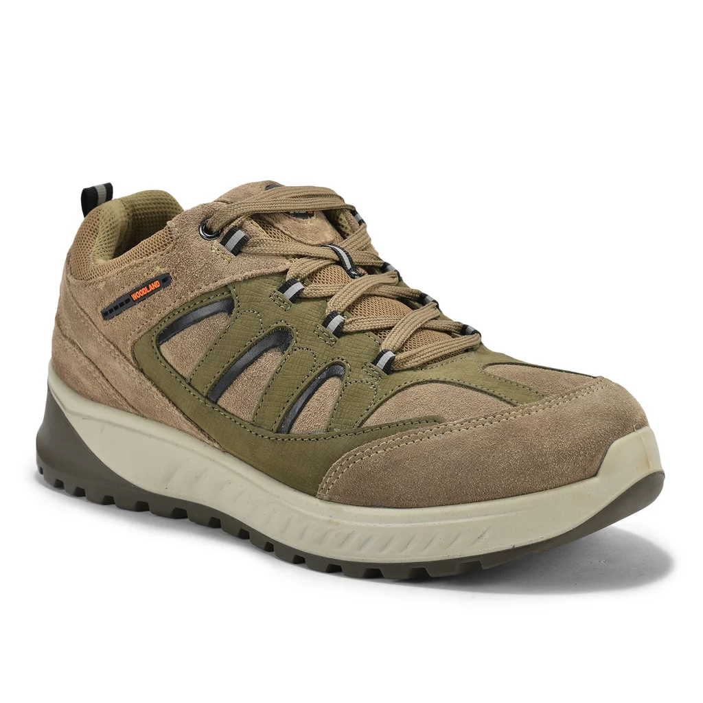 Woodland Casual Dubai Khaki lace-up shoes for men - Thumbnail 8