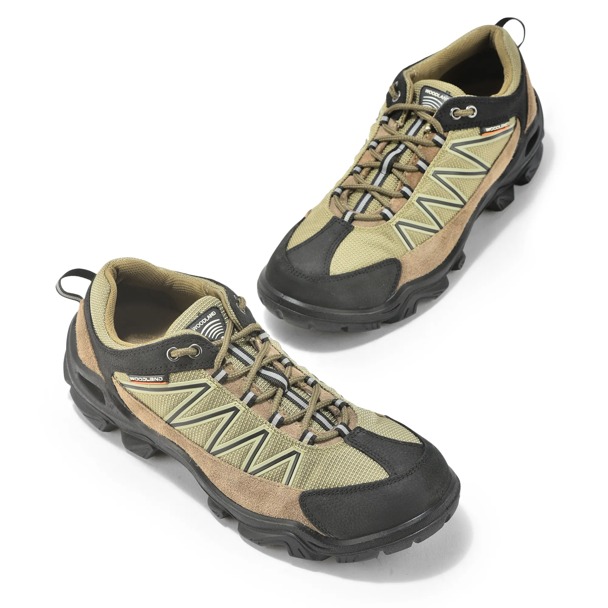 Stylish Casual Dubai Khaki lace-up shoes for men - Thumbnail 2