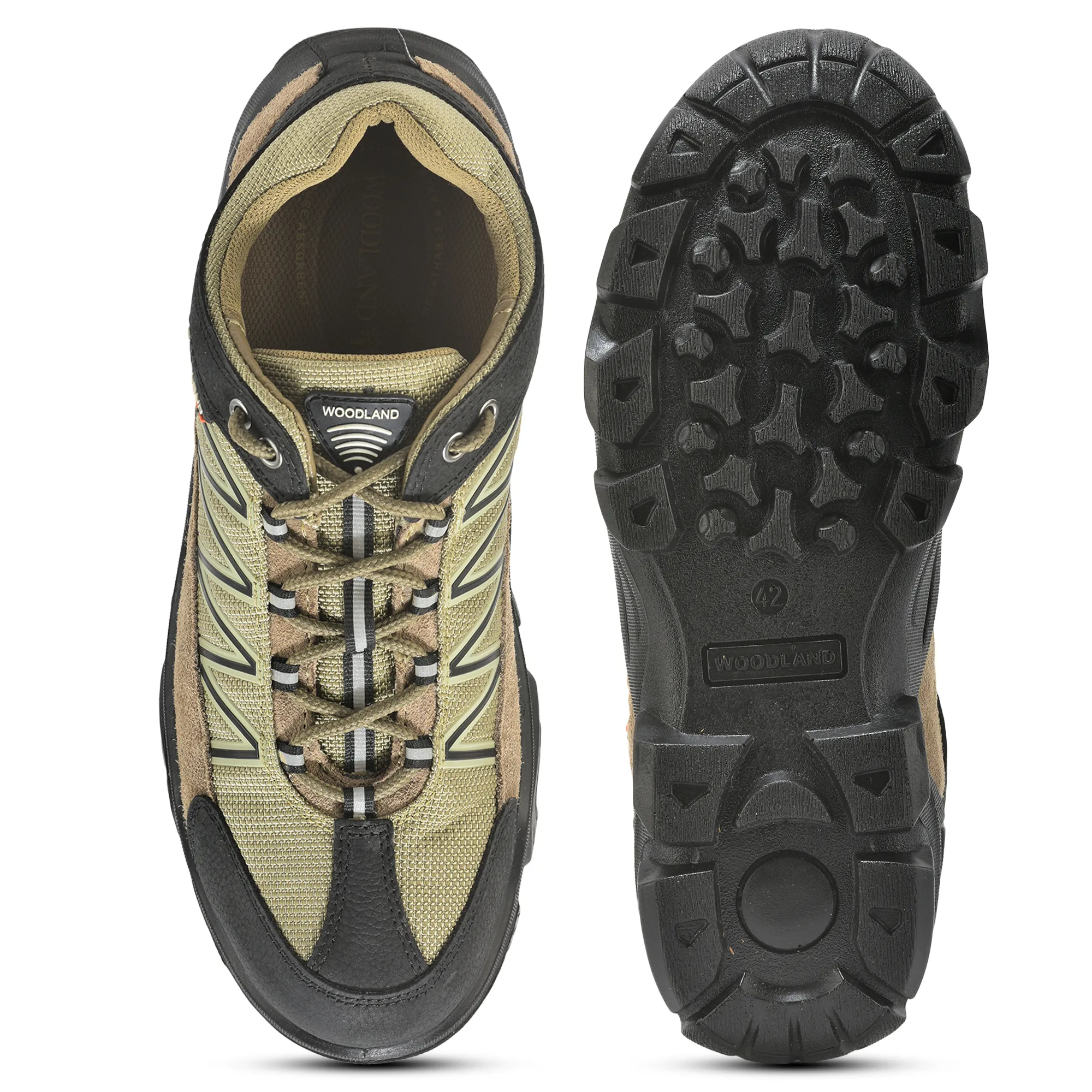 Stylish Casual Dubai Khaki lace-up shoes for men - Thumbnail 8