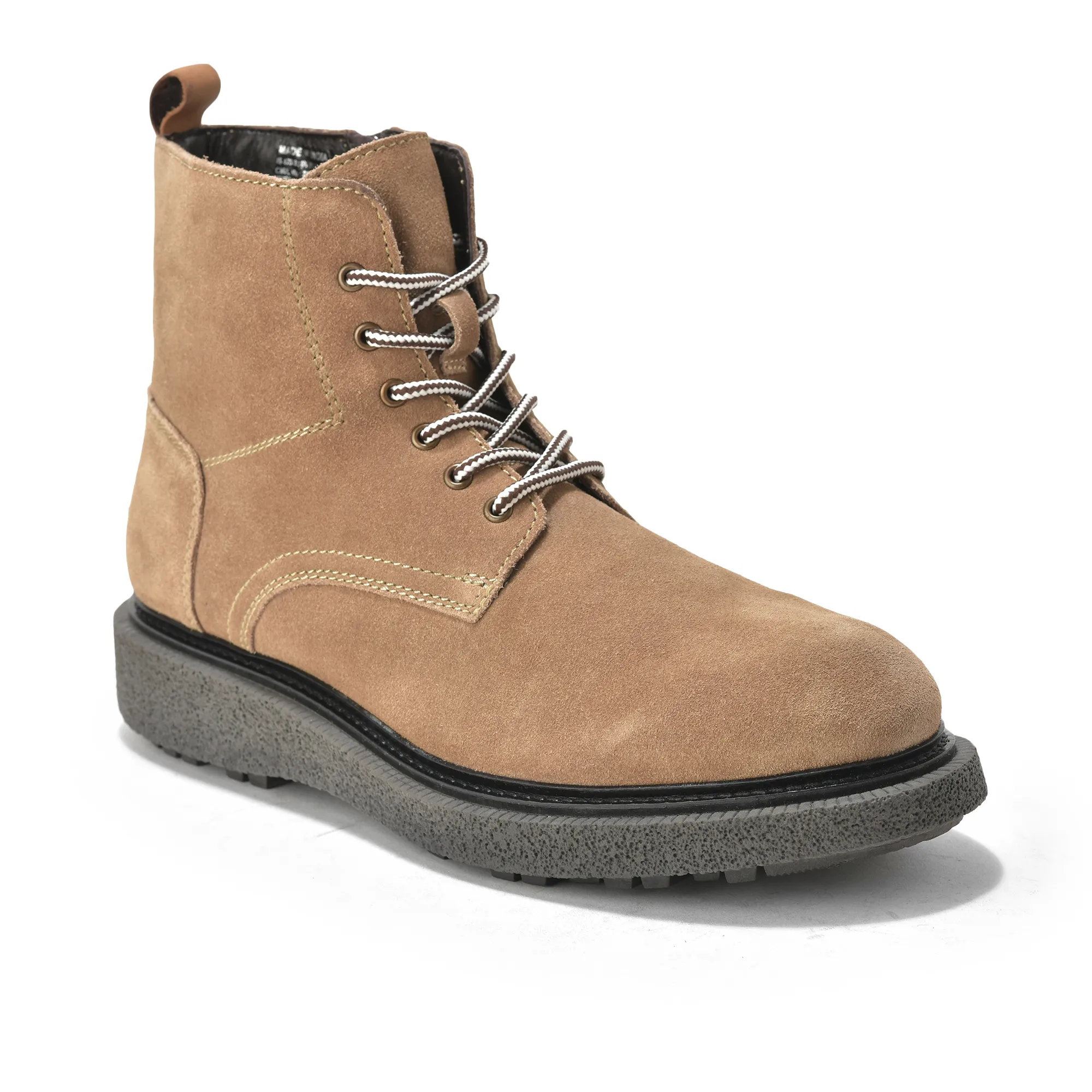 Beige Boots For Men - Thumbnail 3