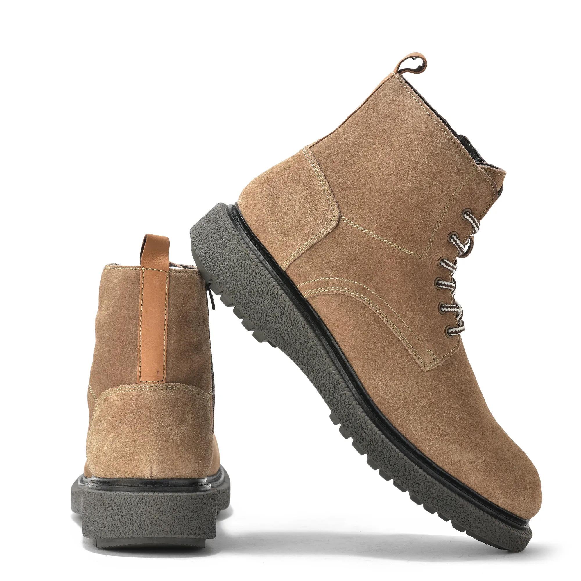 Beige Boots For Men - Thumbnail 10