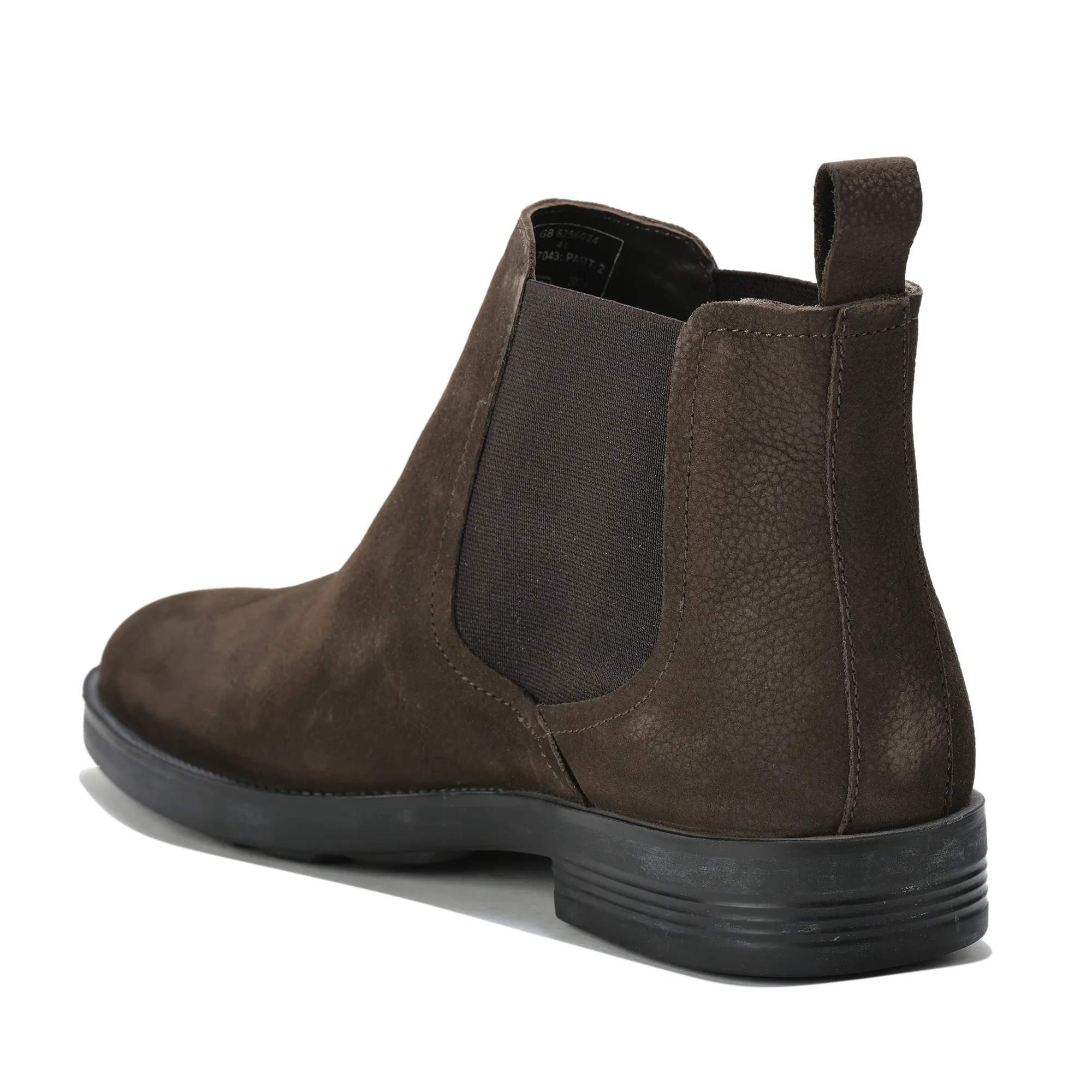 Woodland Men Brown Suede Chelsea Boots - Thumbnail 7