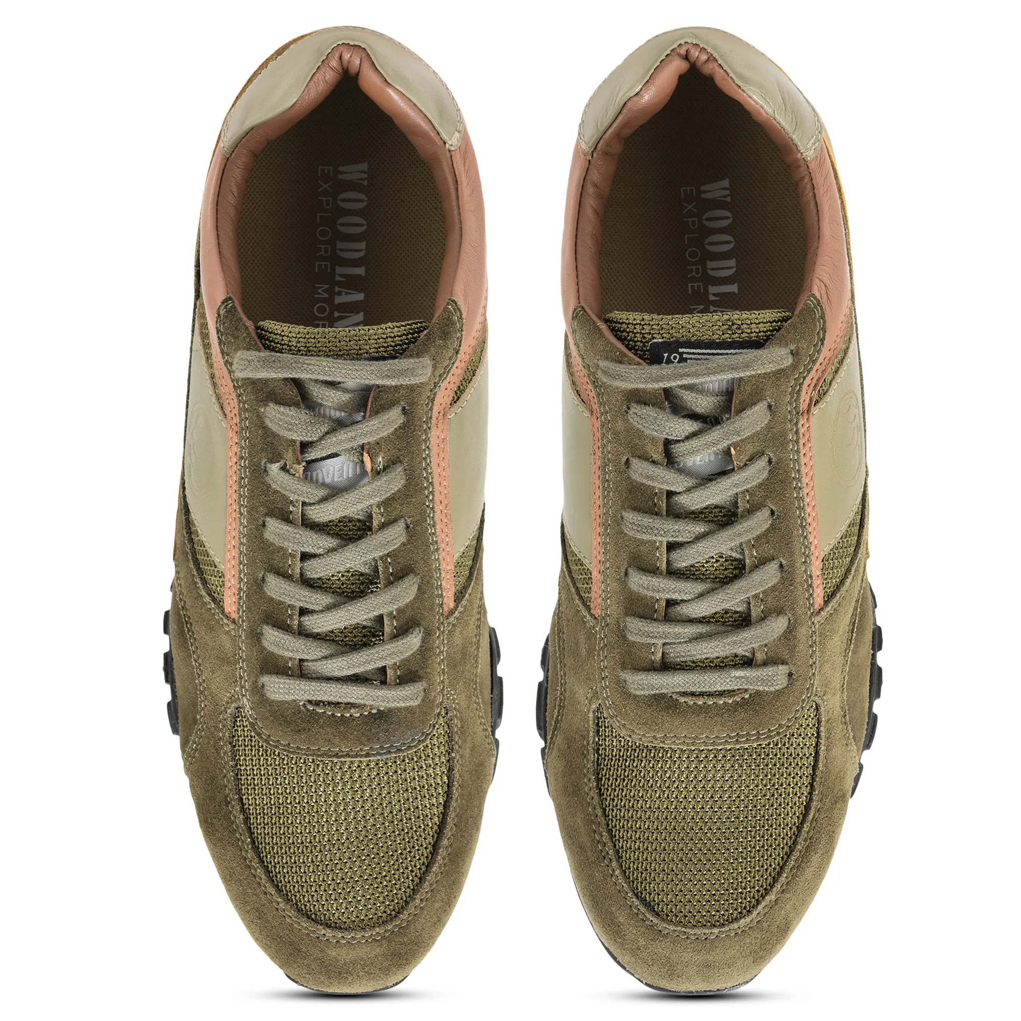 Woodland Olive Men Casual Lace-up - Thumbnail 4