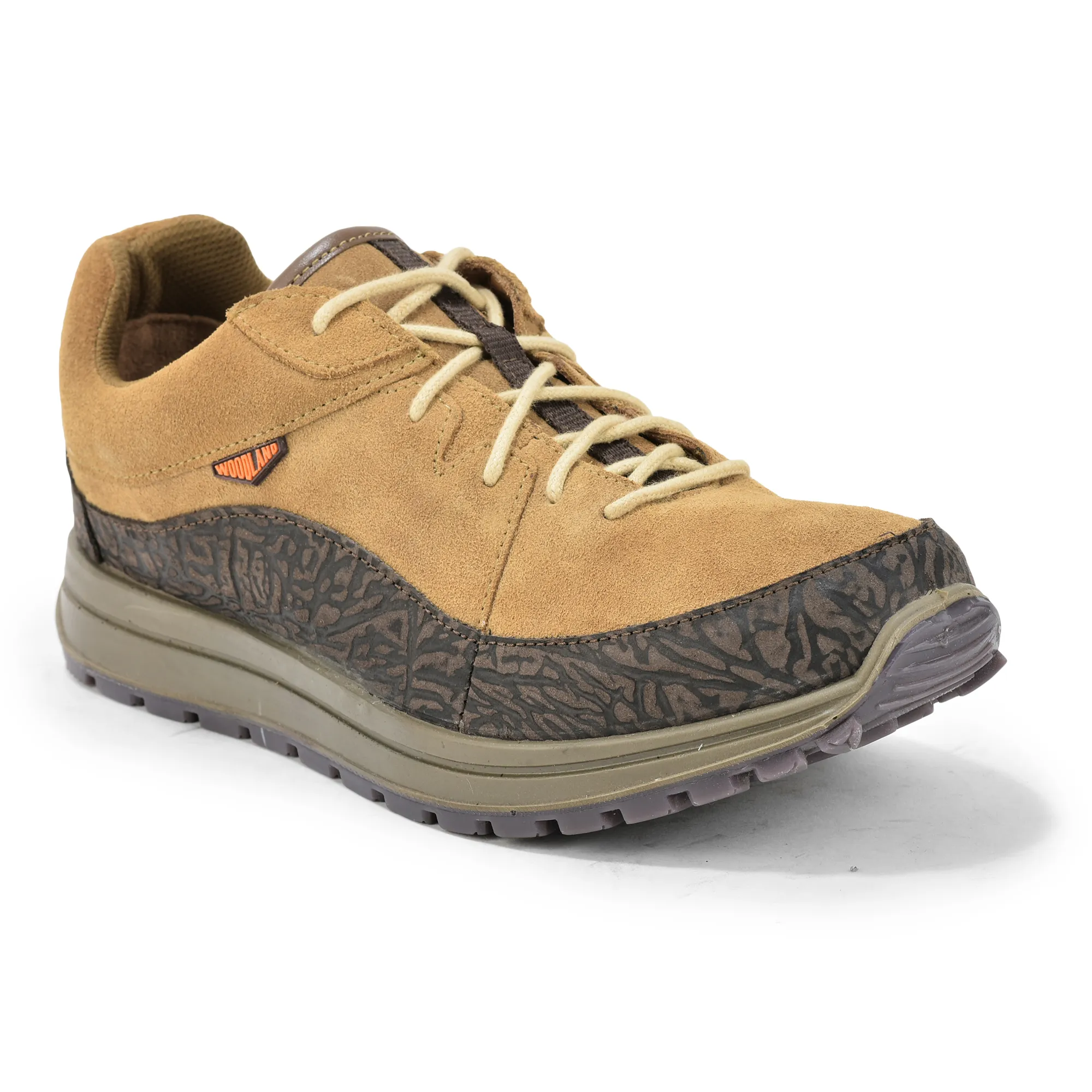 Woodland Rugged Camel Men Suede Casual Lace-up Shoes - Thumbnail 3